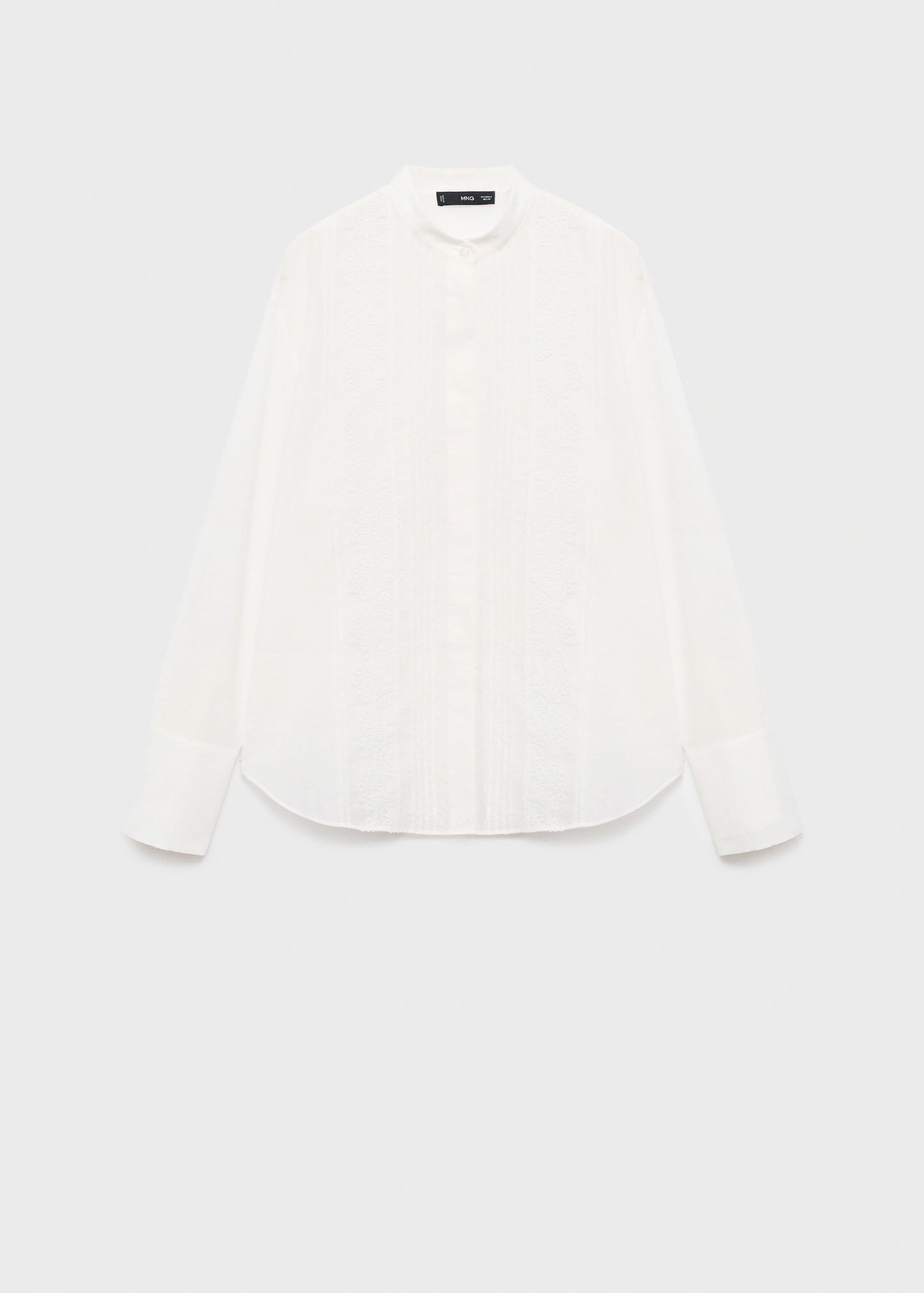 Blouse With Lace Trim Details