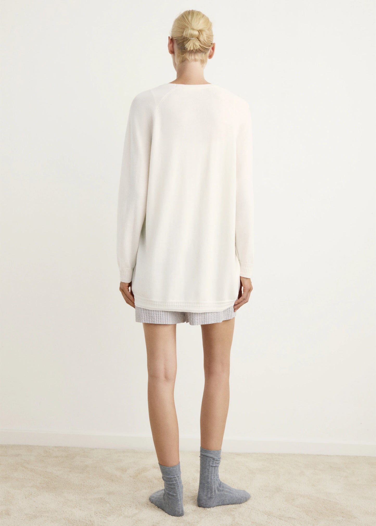 Buttoned Wool Cardigan