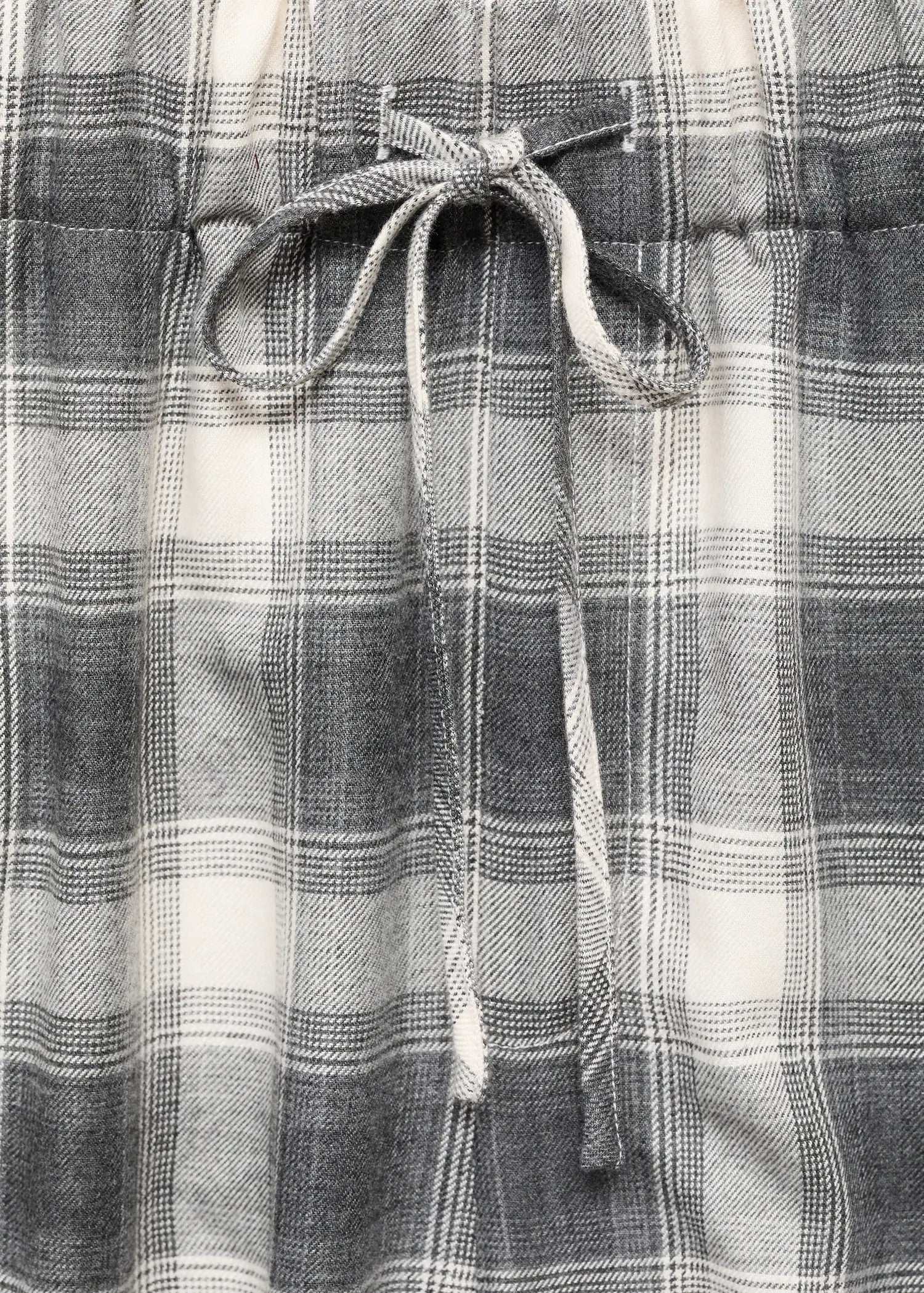 Check Flannel Trousers