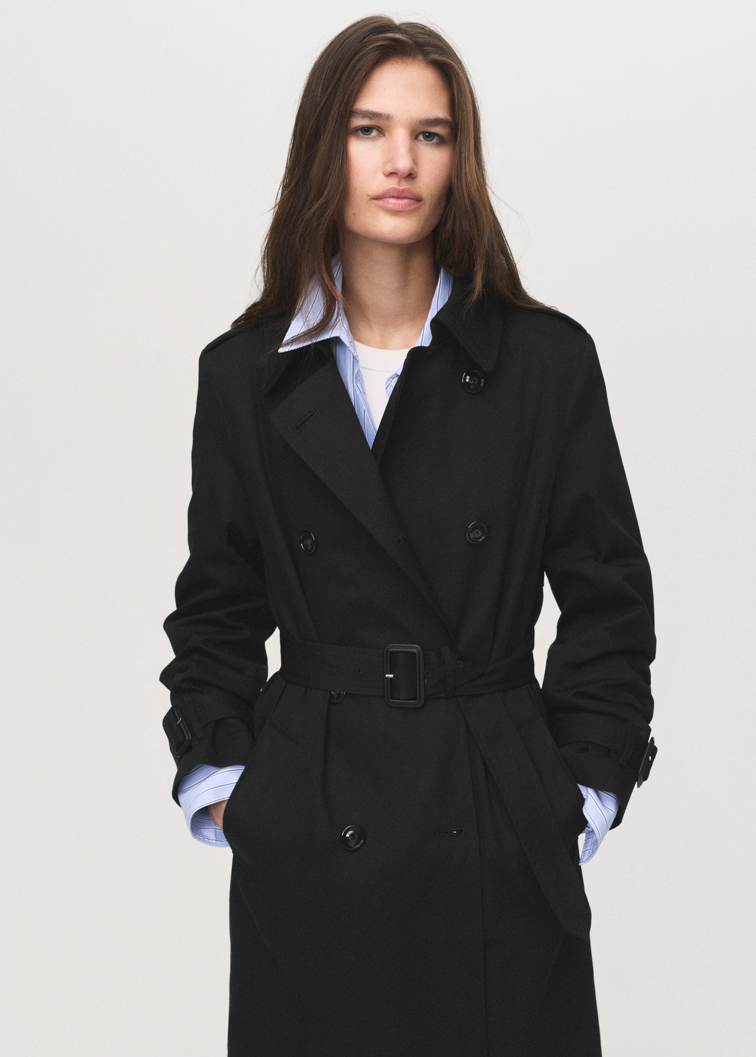Classic Trench Coat With Belt