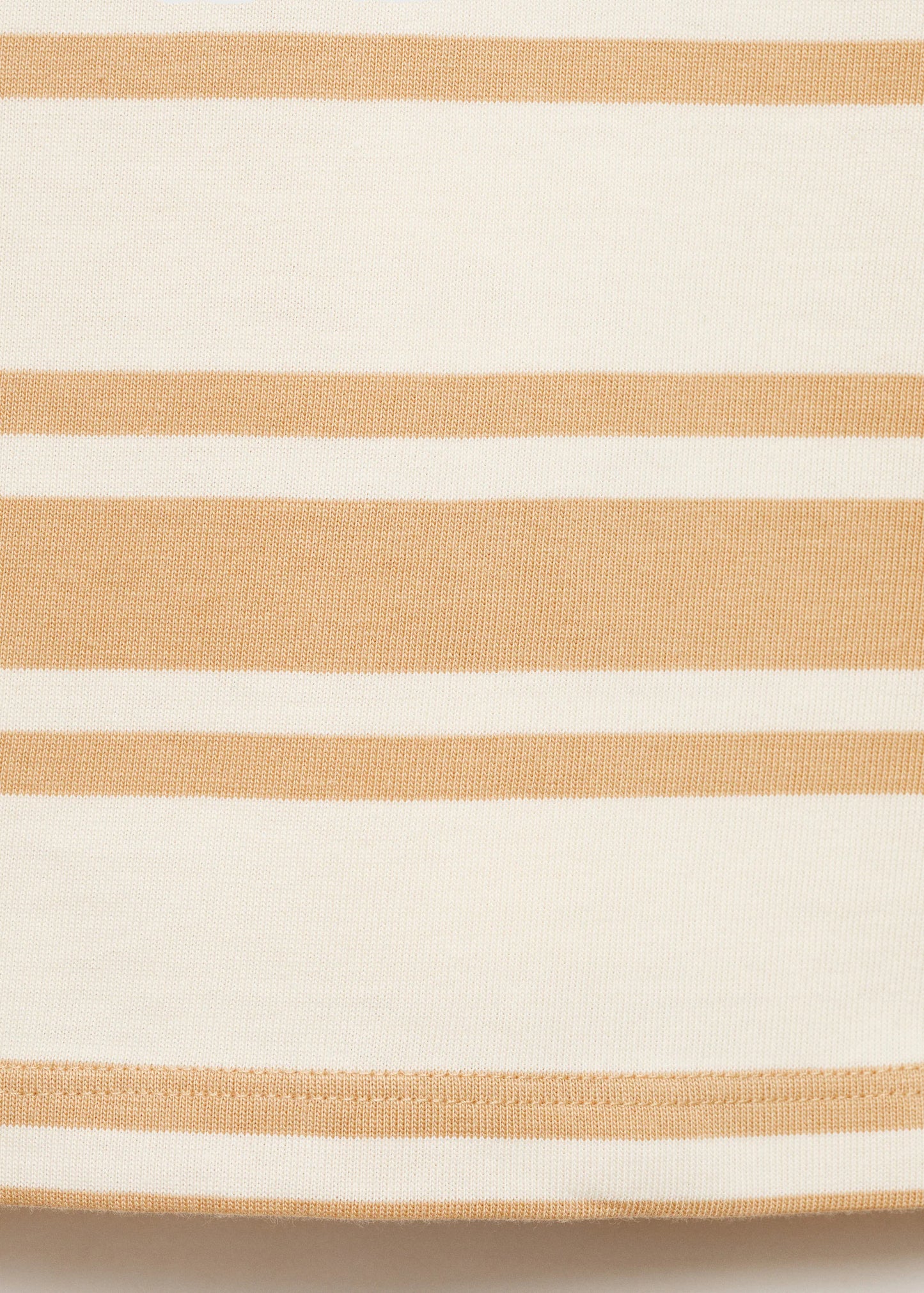 Contrasting Collar Cotton T Shirt