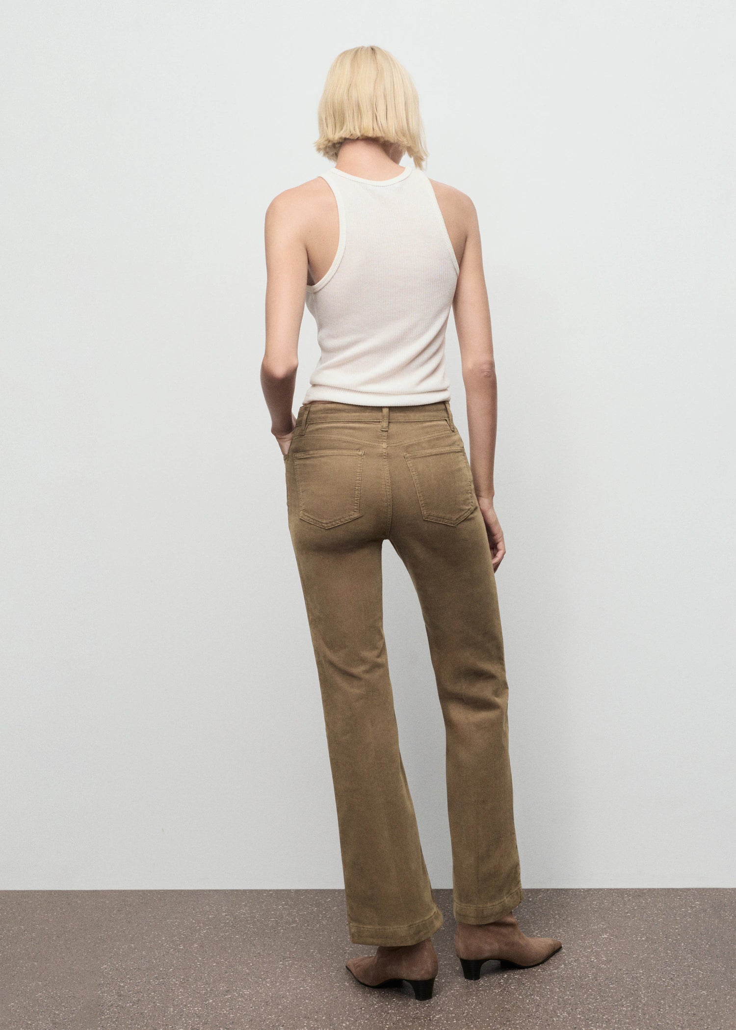Corduroy Flared Jeans