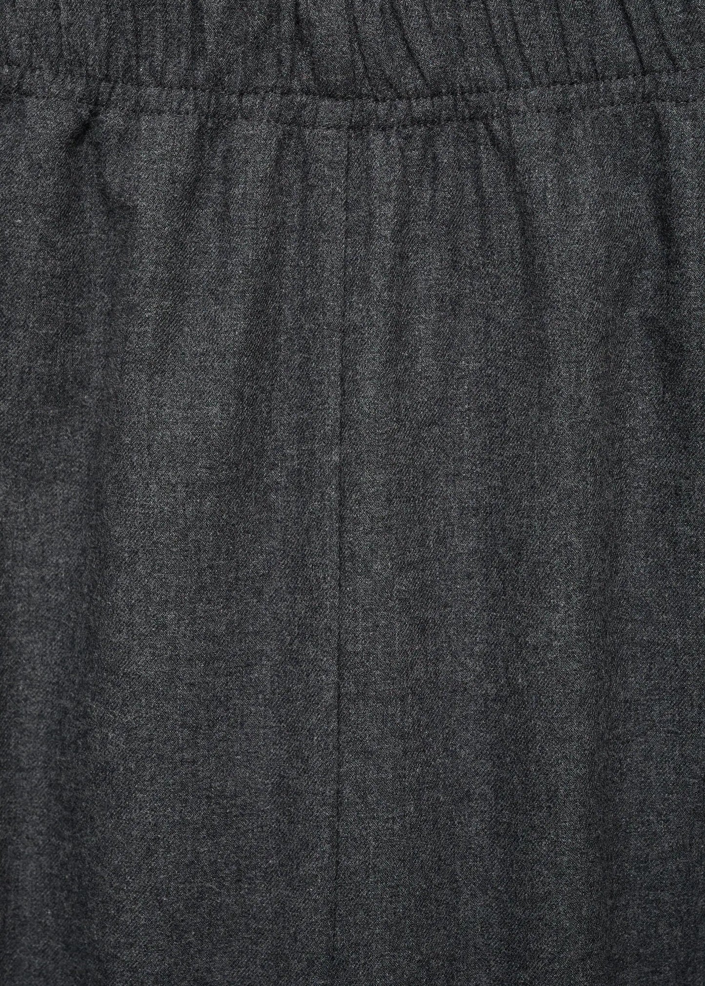 Cotton Flannel Trousers With Contrasting Piping