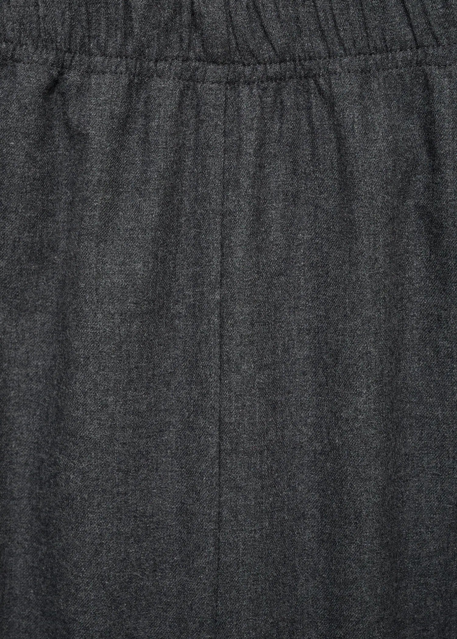 Cotton Flannel Trousers With Contrasting Piping