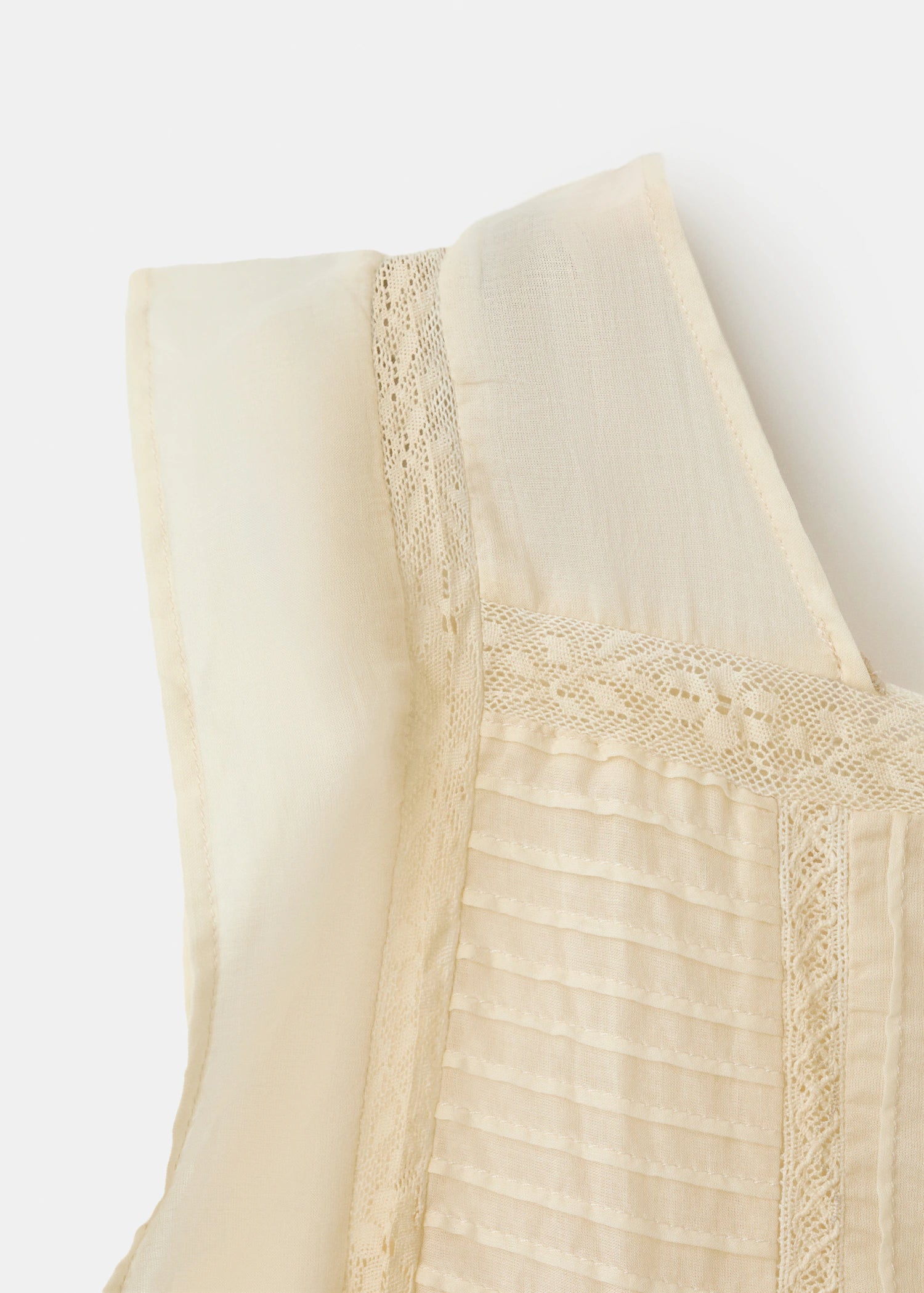 Cotton Lace Nightdress With Drawstring