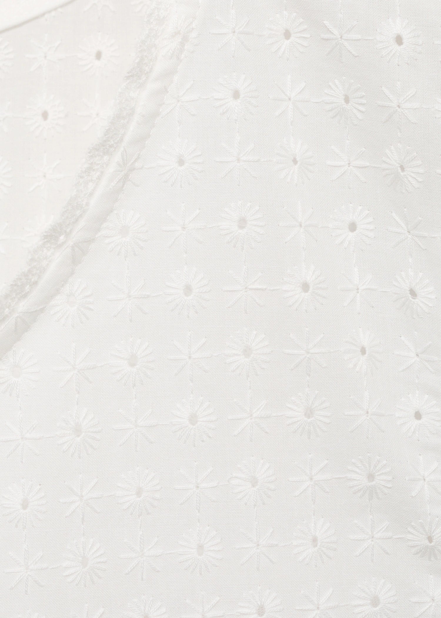 Cotton Nightdress With Embroidered Detail