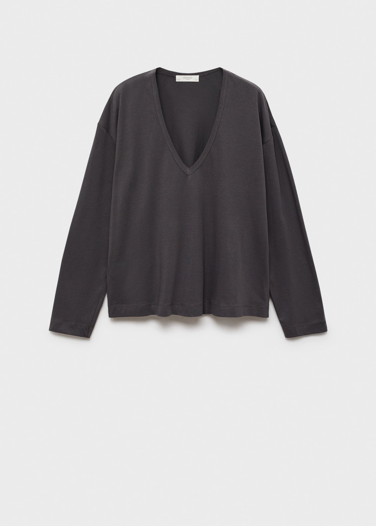 Cotton Pyjama T Shirt With Sleeve Detail