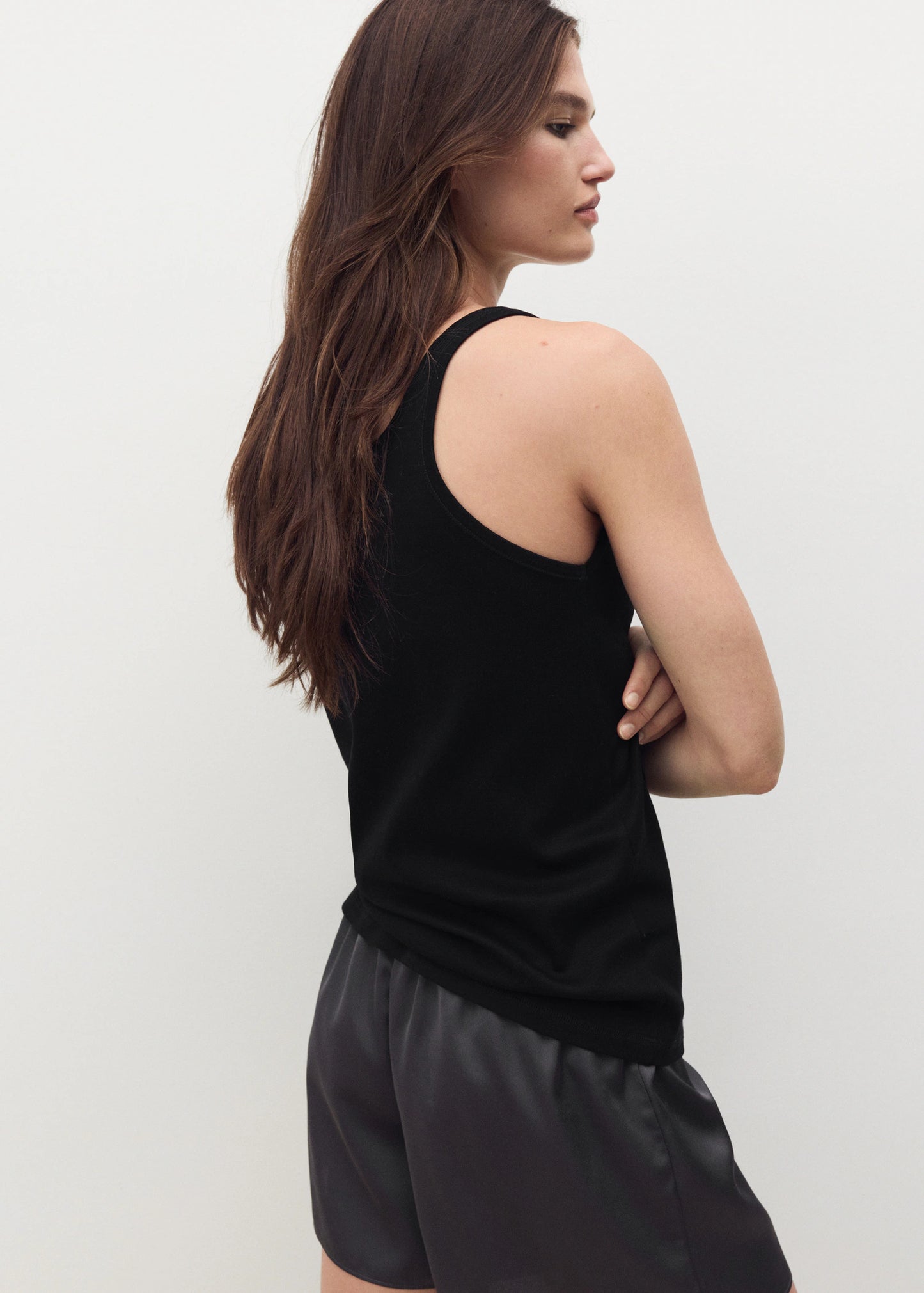 Cotton Round Neck Top