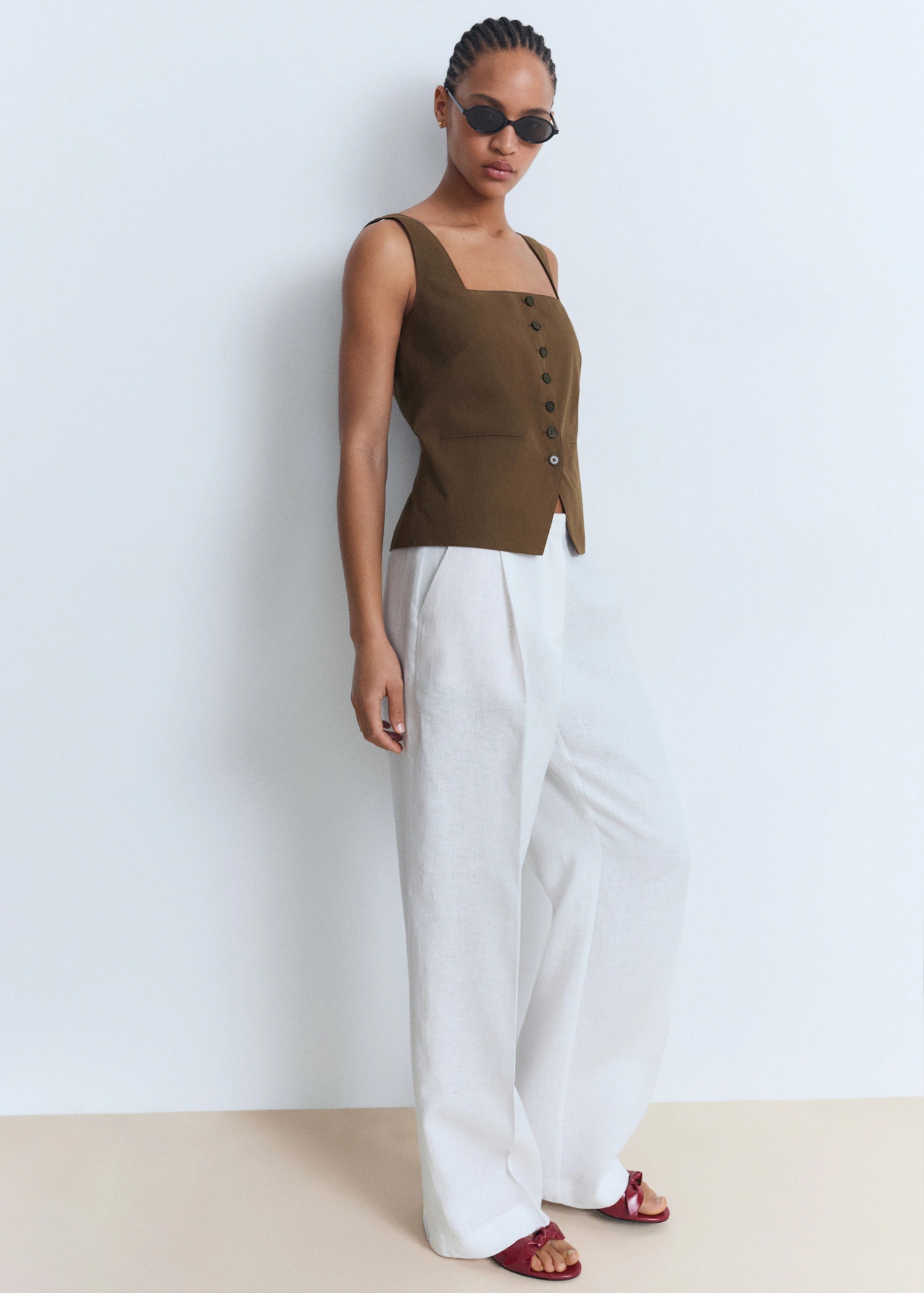 Cotton Suit Waistcoat