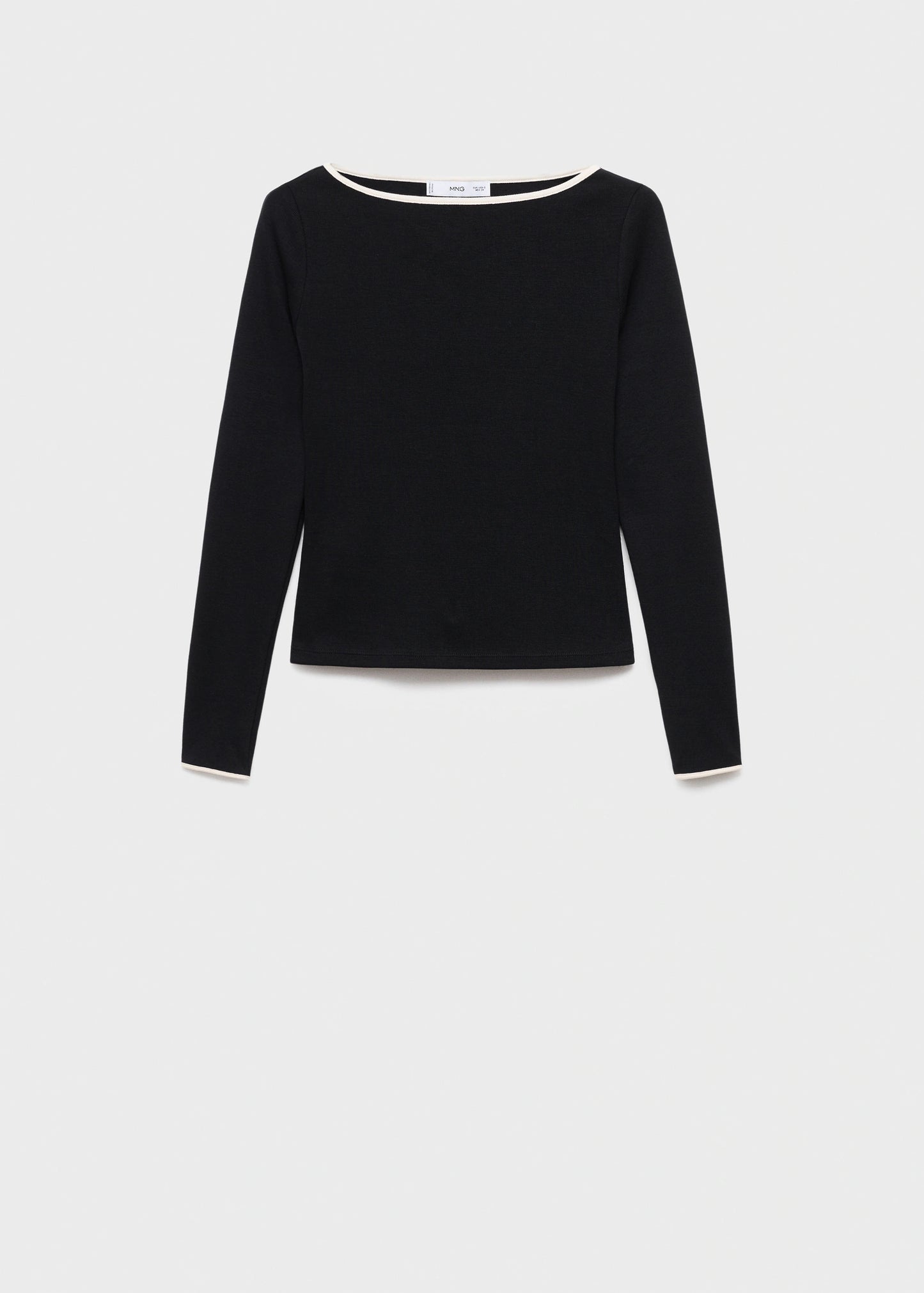 Cotton T Shirt With Buttoned Cuffs