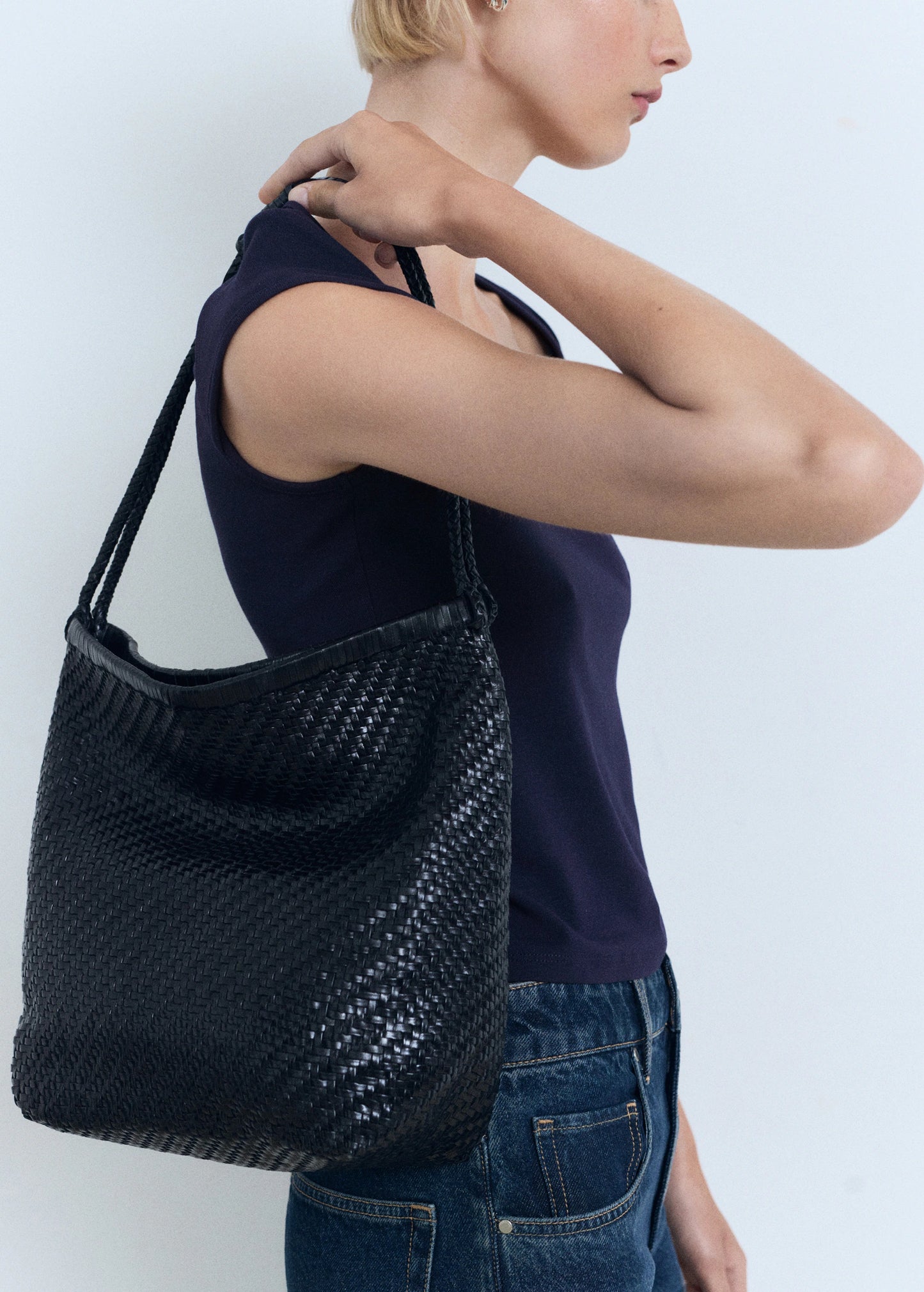 Cotton T Shirt With Low Neckline