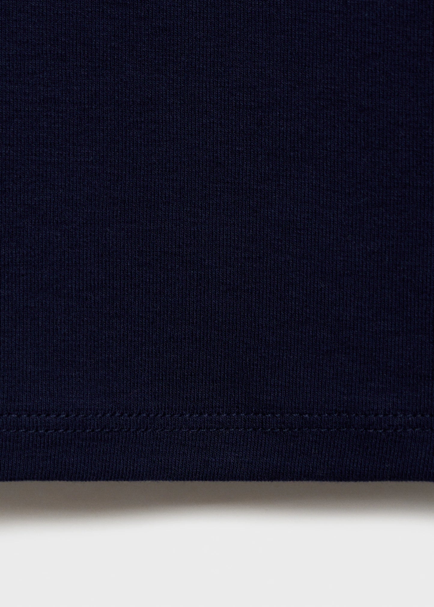 Cotton T Shirt With Low Neckline