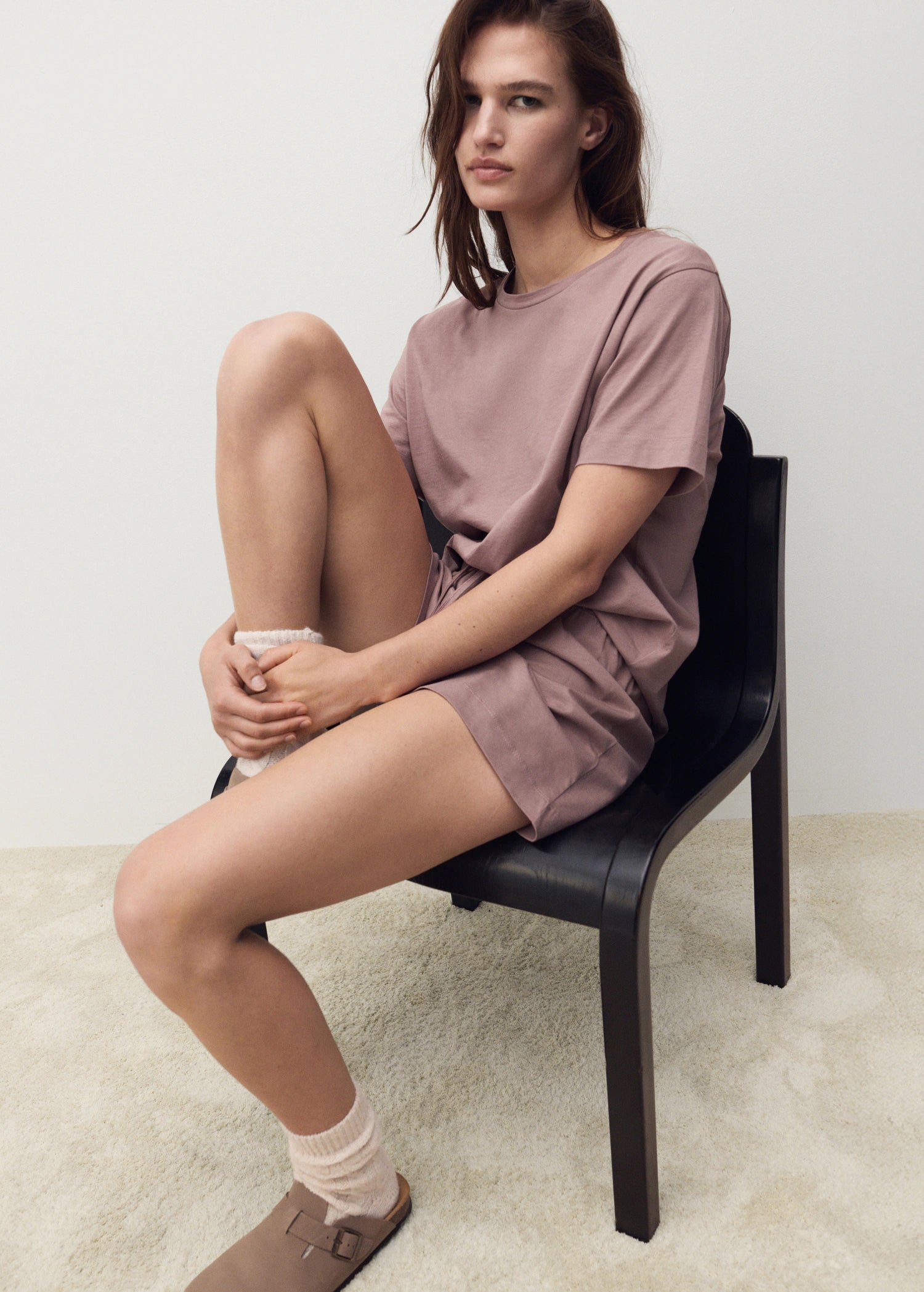 Cotton Two Piece Short Sleeved Pyjamas