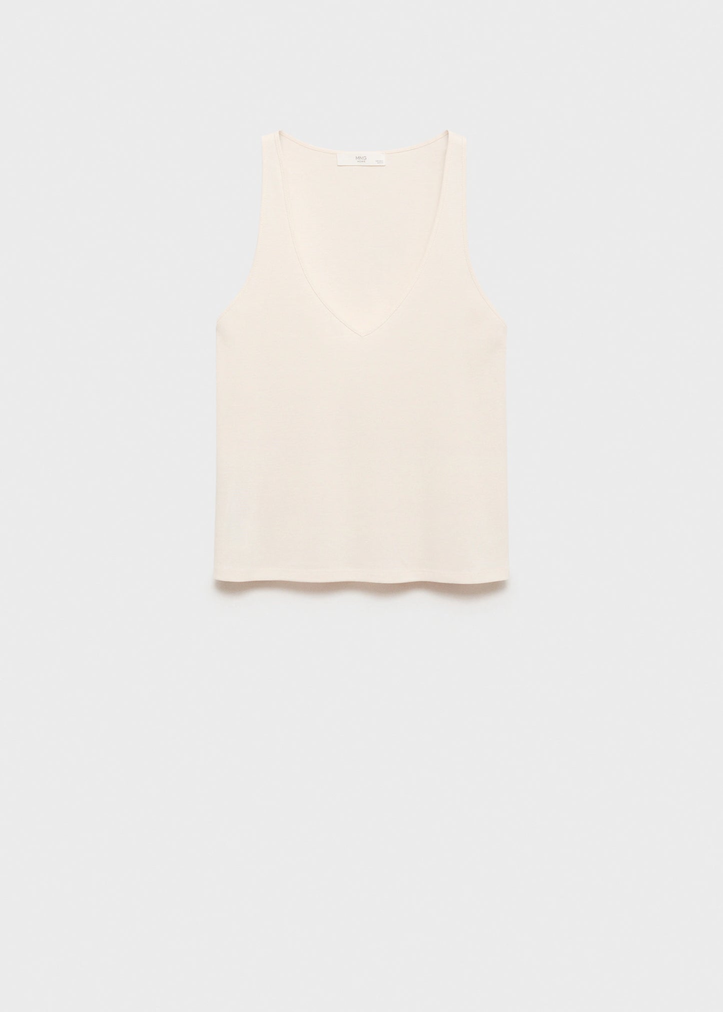 Cotton V Neck Tank Top