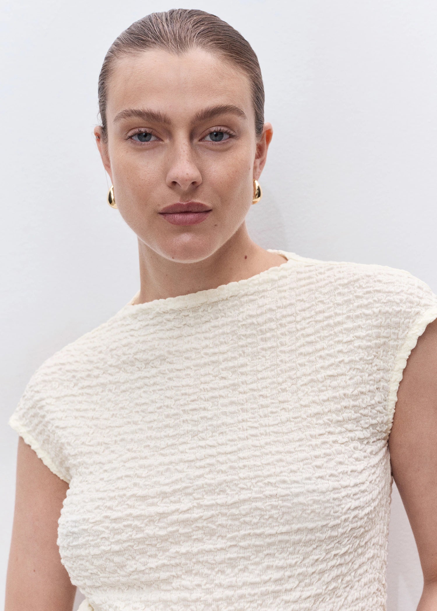 Cr¨ºpe Cotton Maternity Top