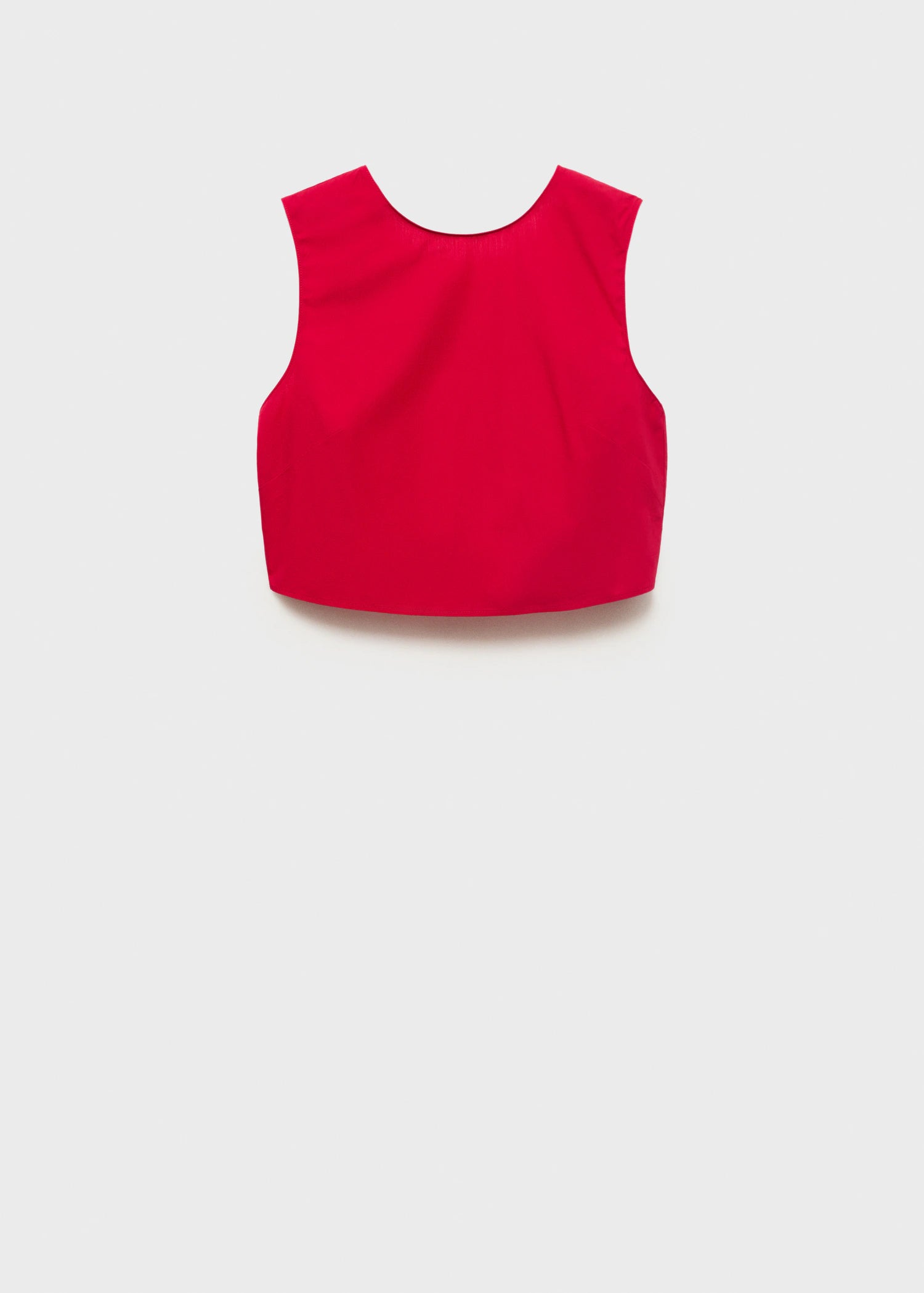 Crop Top With Bow On The Back