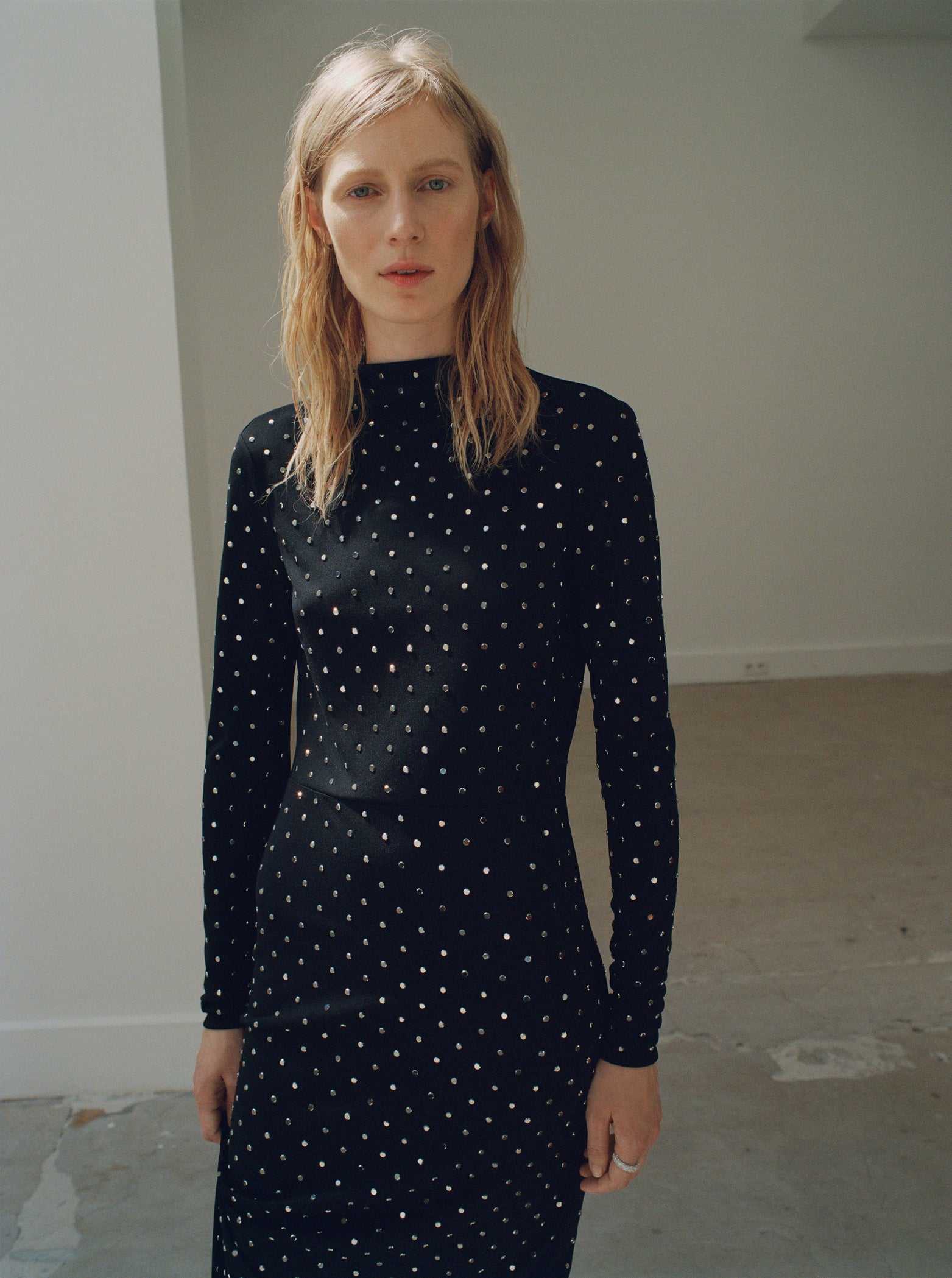 Crystal Open Back Dress