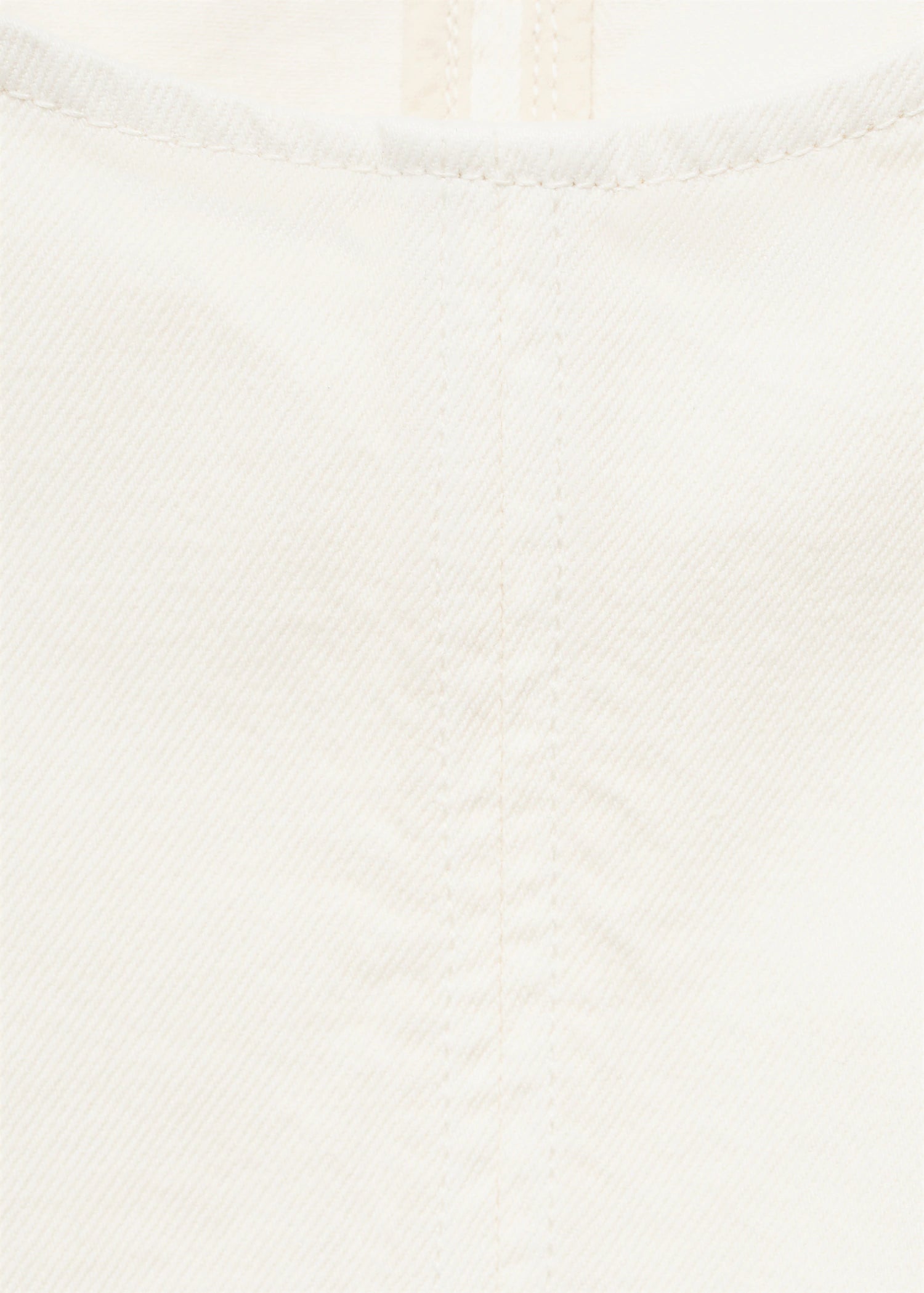 Denim Crop Top With Buckle Closure