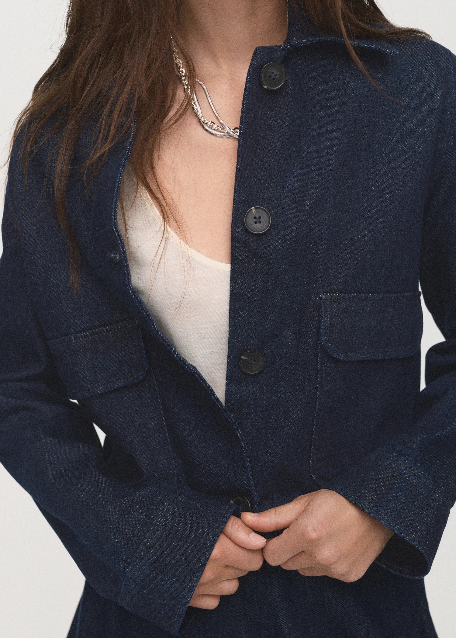 Denim Jacket With Pockets