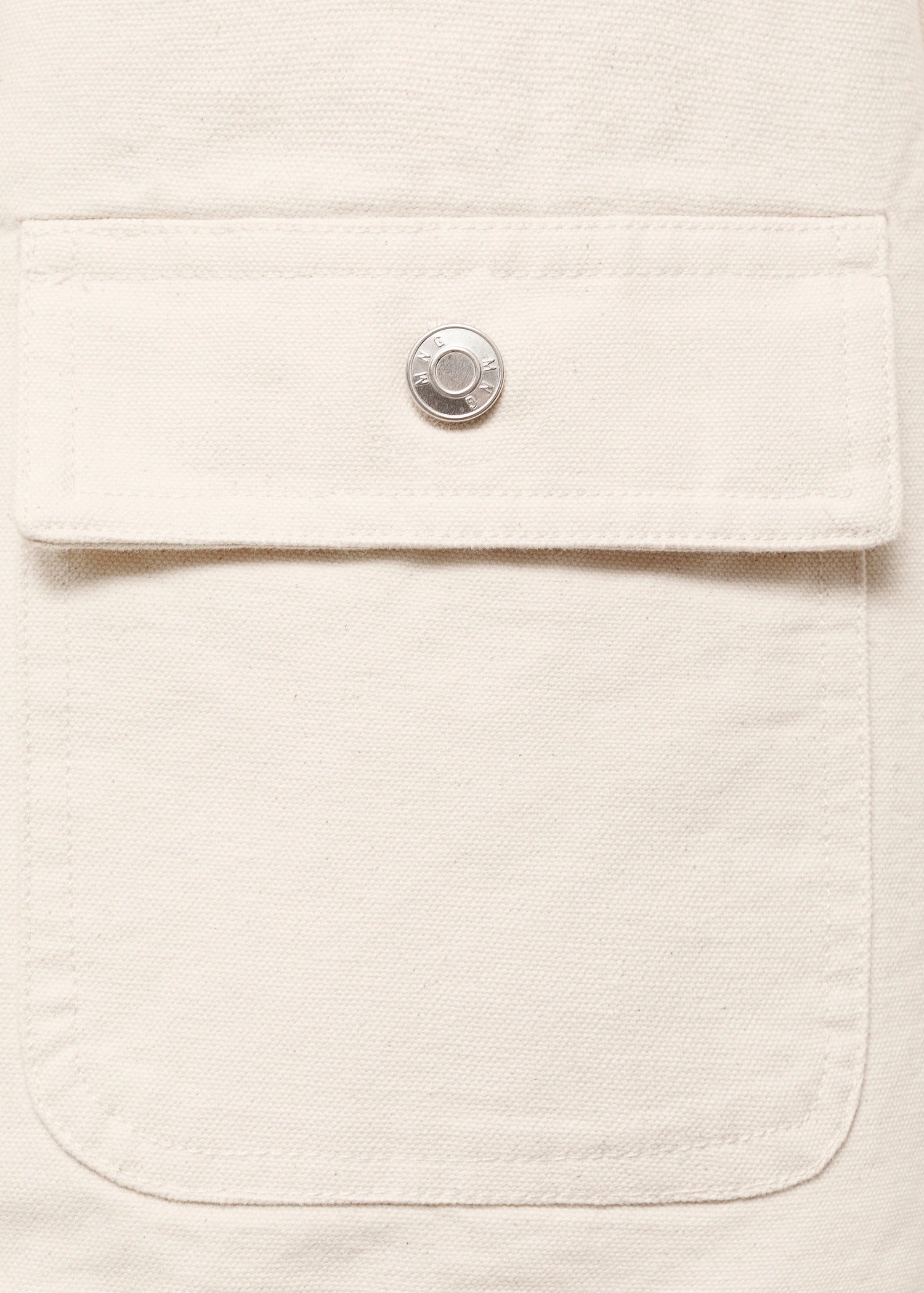 Denim Parka With Corduroy Collar