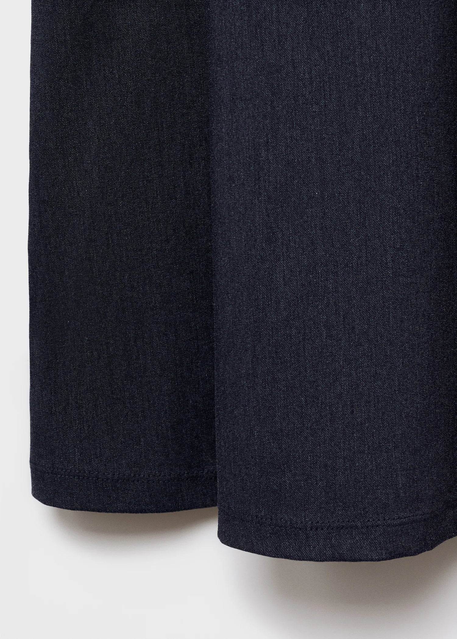 Denim Effect Dress With Bows