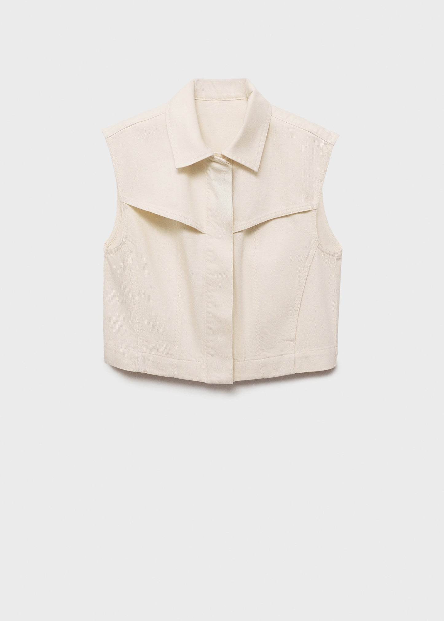 Denim Effect Waistcoat