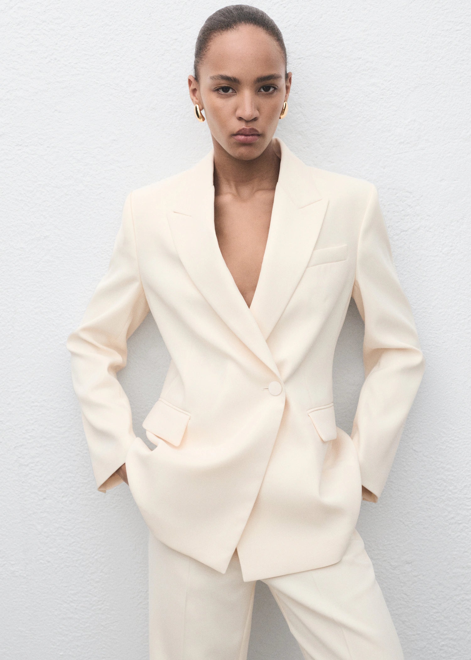 Double Breasted Suit Blazer