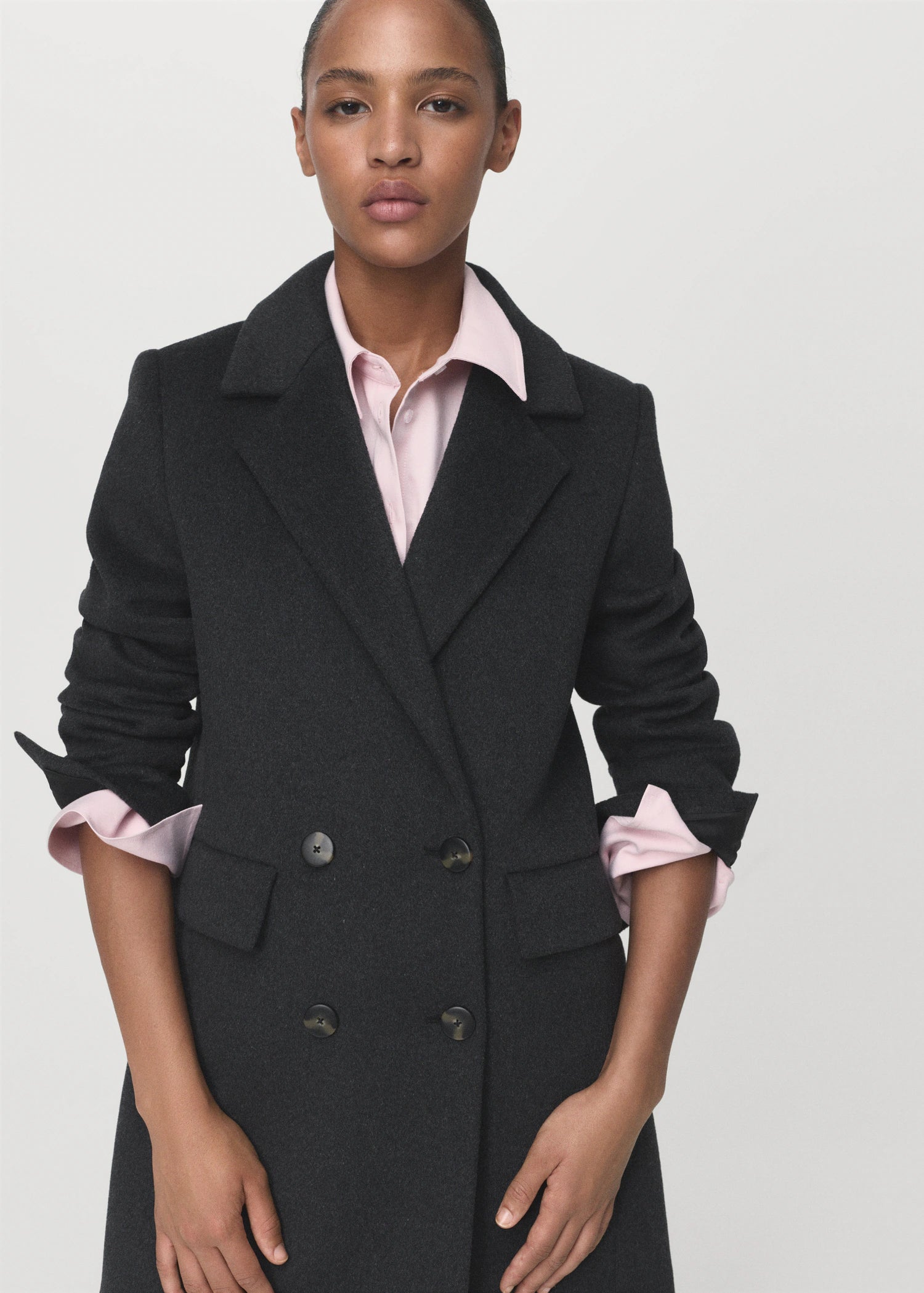 Double Breasted Wool Coat