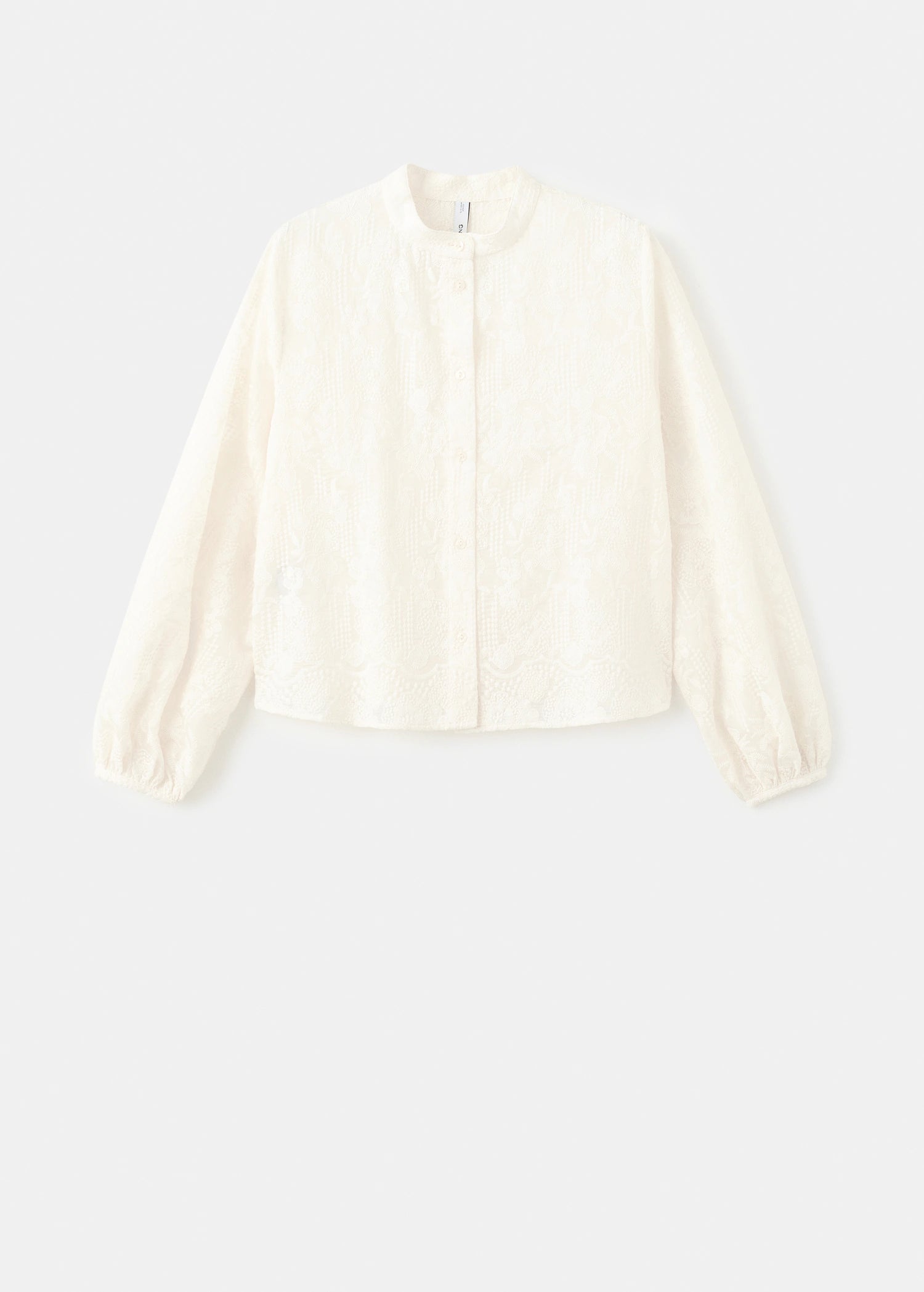 Embroidered Lyocell Blouse