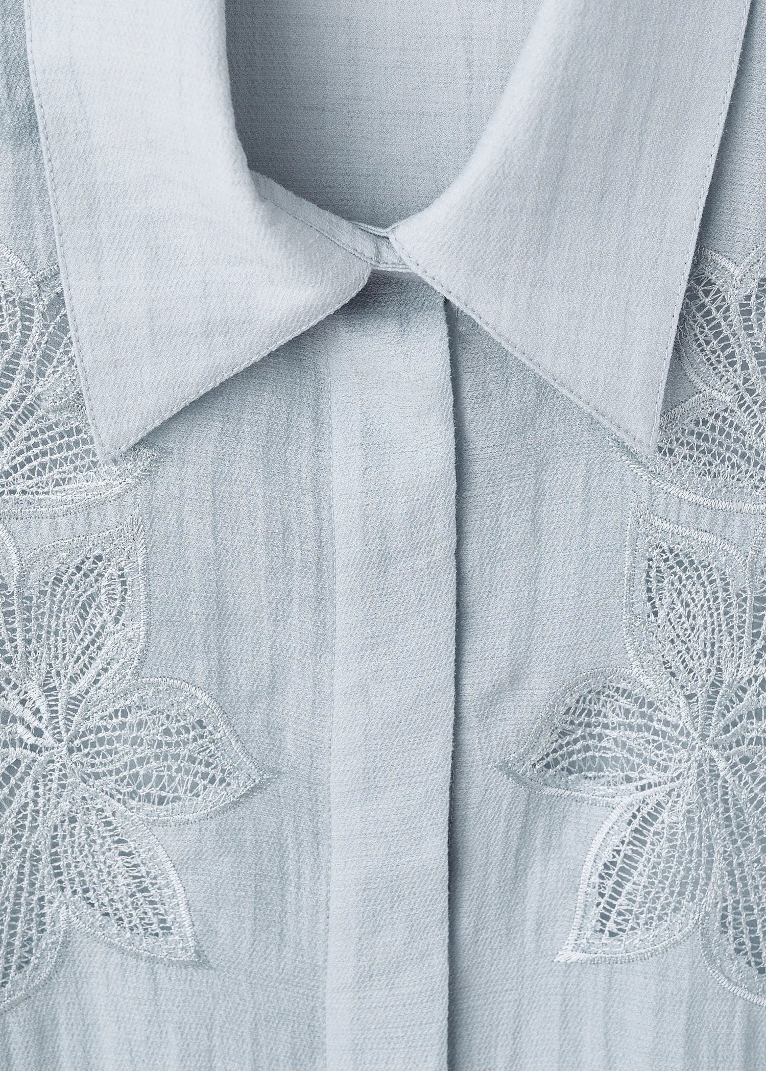 Embroidered Lyocell Blouse