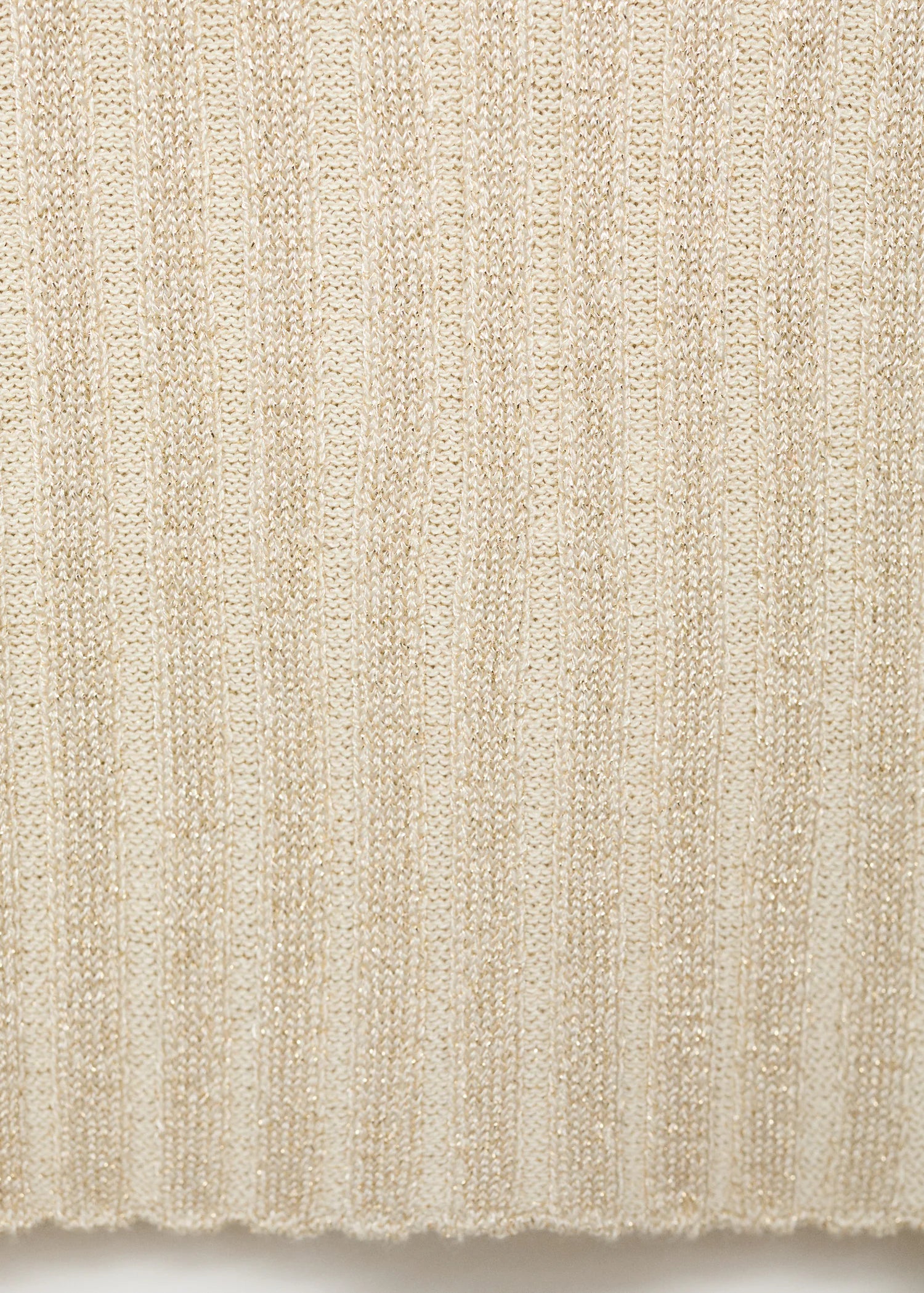 Fine Ribbed Knit Top