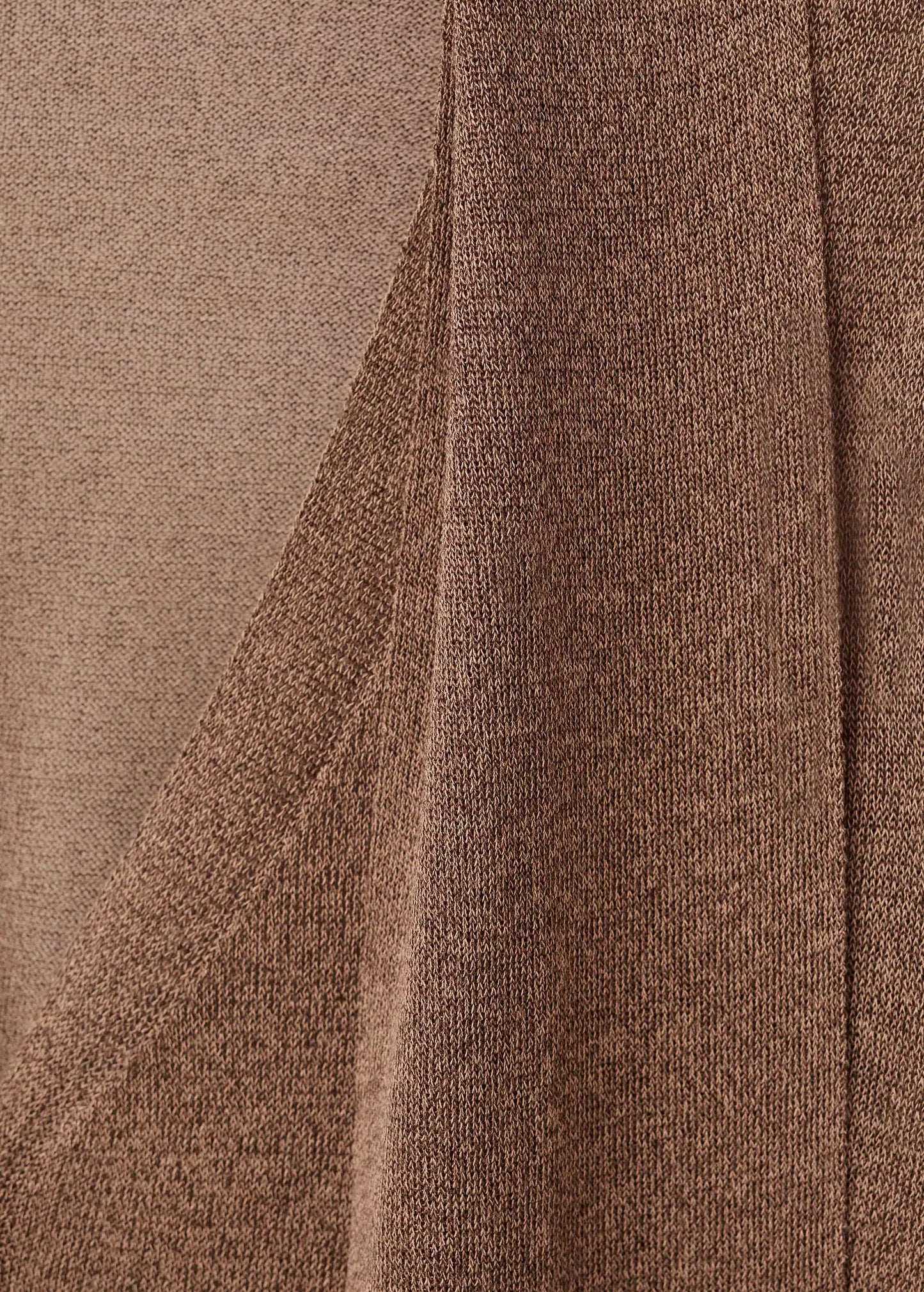 Fine Knit Cardigan With Foulard