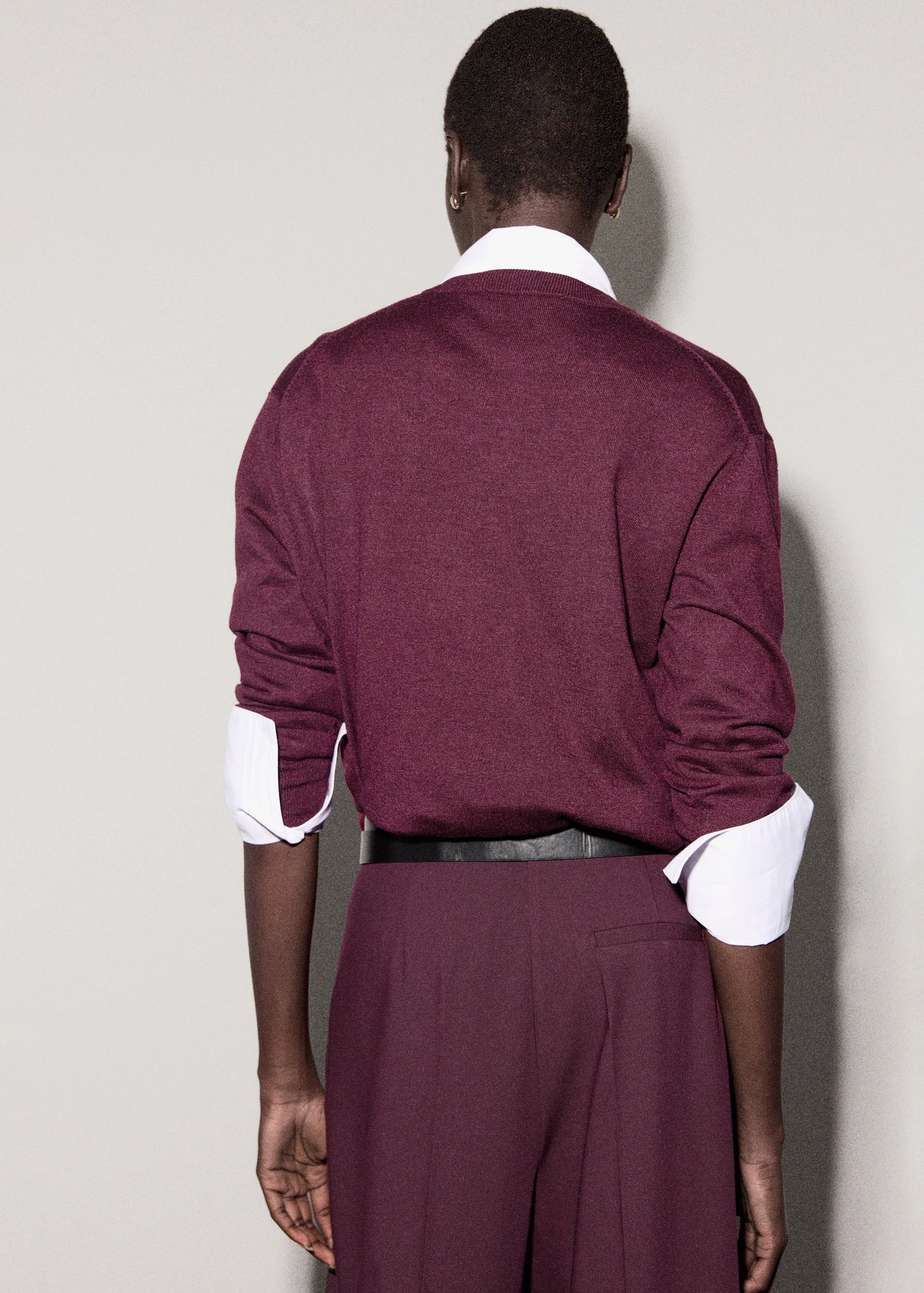 Fine Knit Crew Neck Sweater