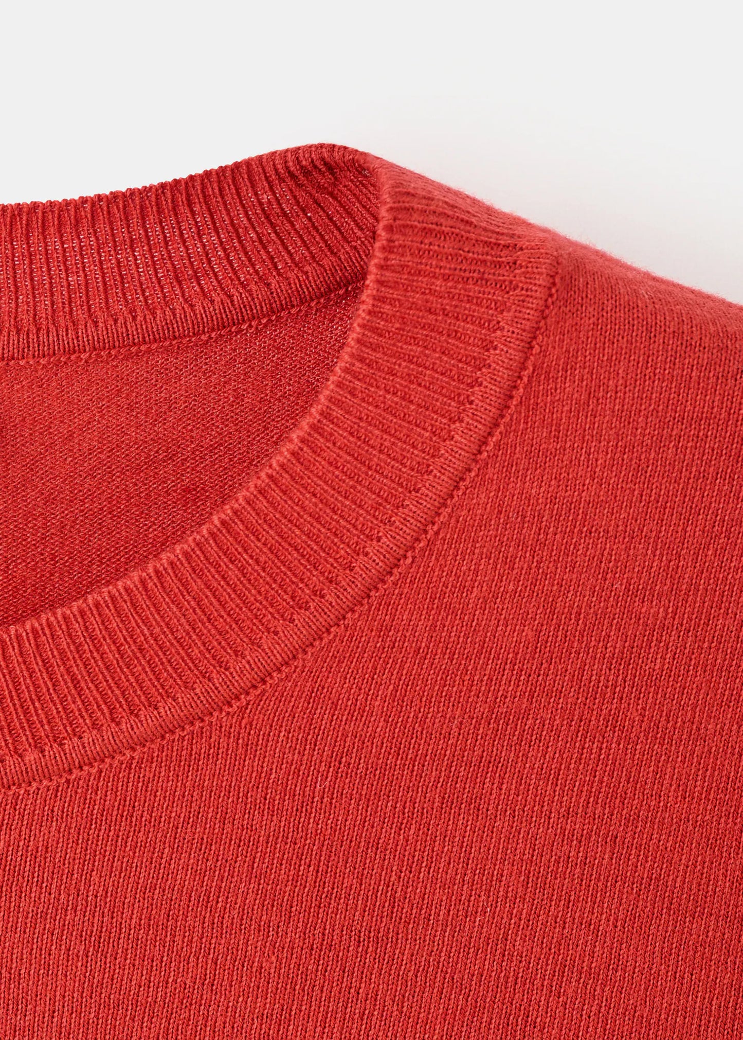 Fine Knit Crew Neck Sweater