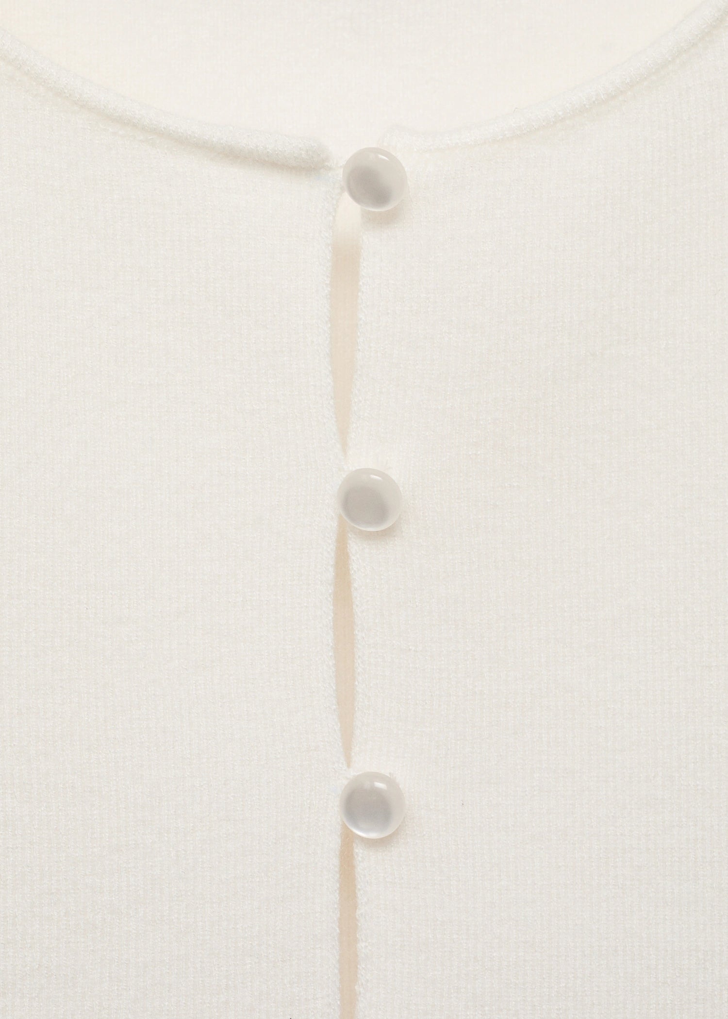 Fine Knit Waistcoat With Buttons