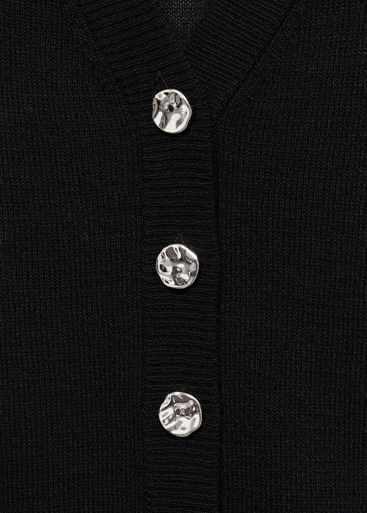 Fine Knit Waistcoat With Buttons