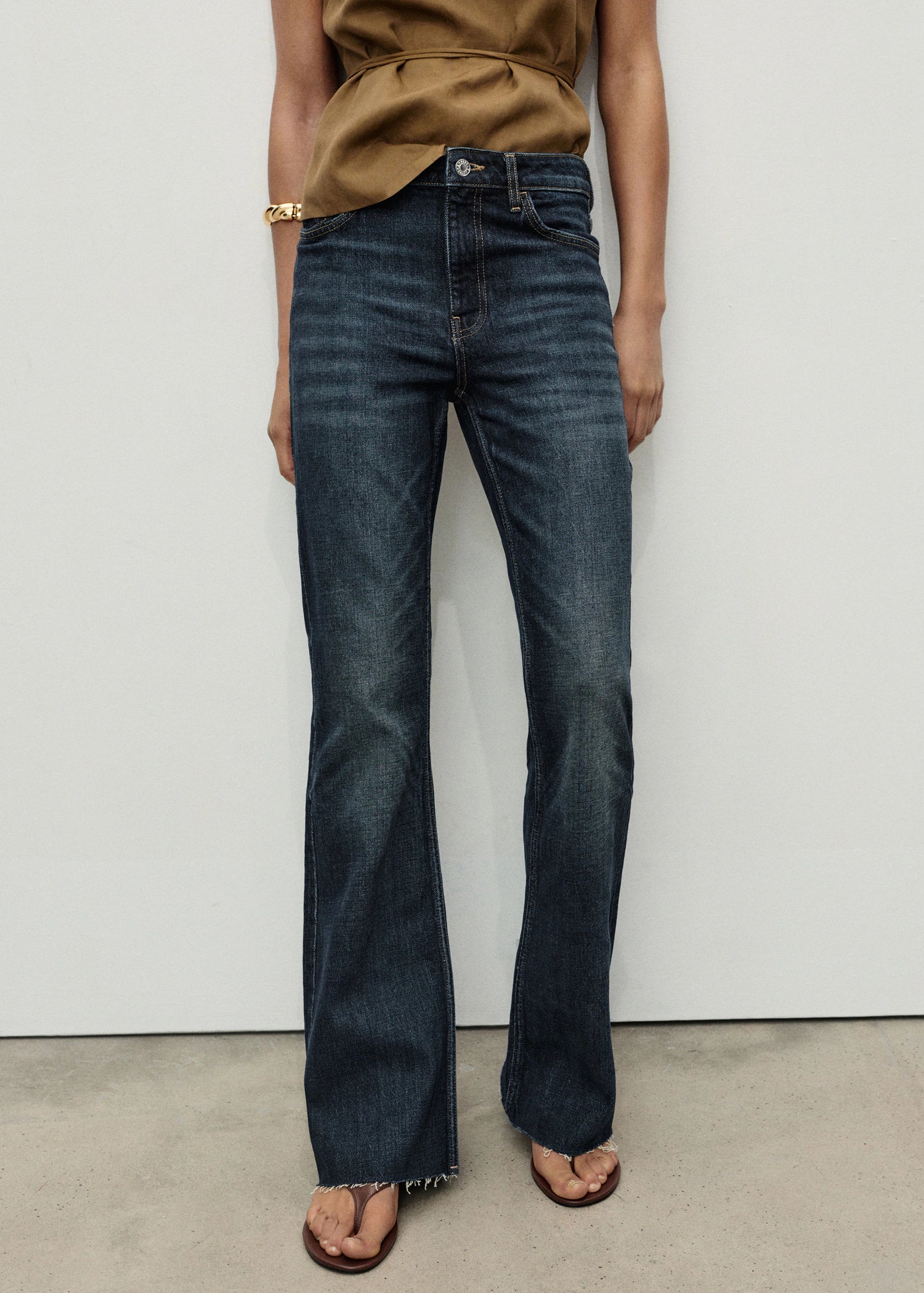 Fiona Flared Mid Rise Jeans