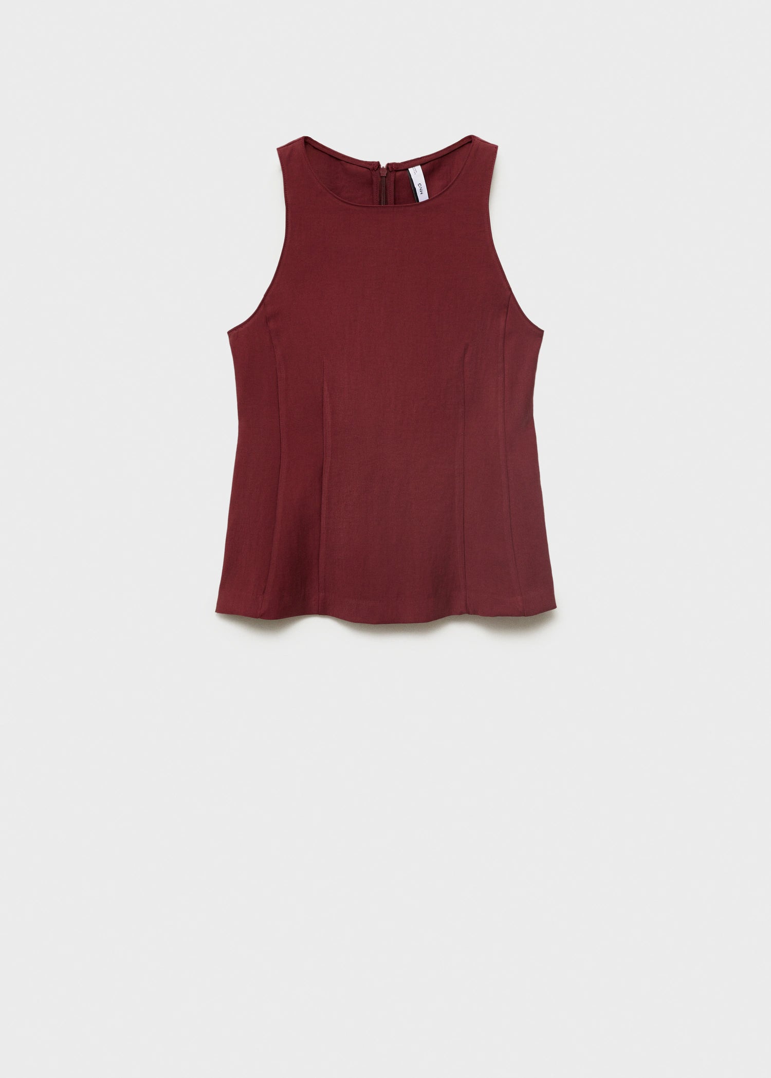 Fitted Halter Neck Blouse