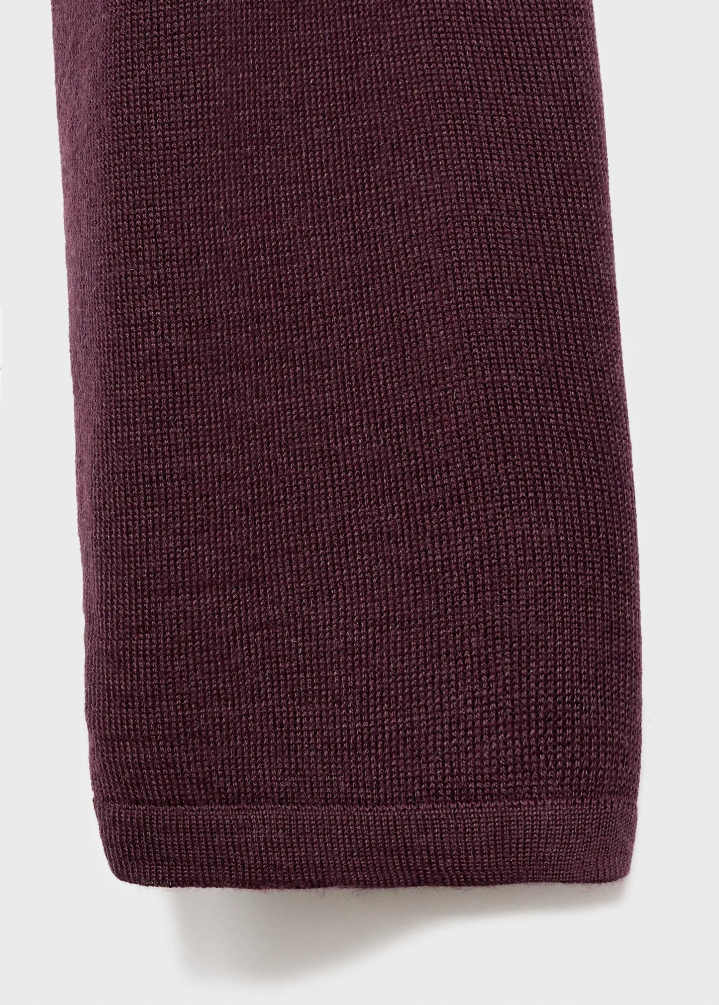 Fitted Sweater With Draped Neckline