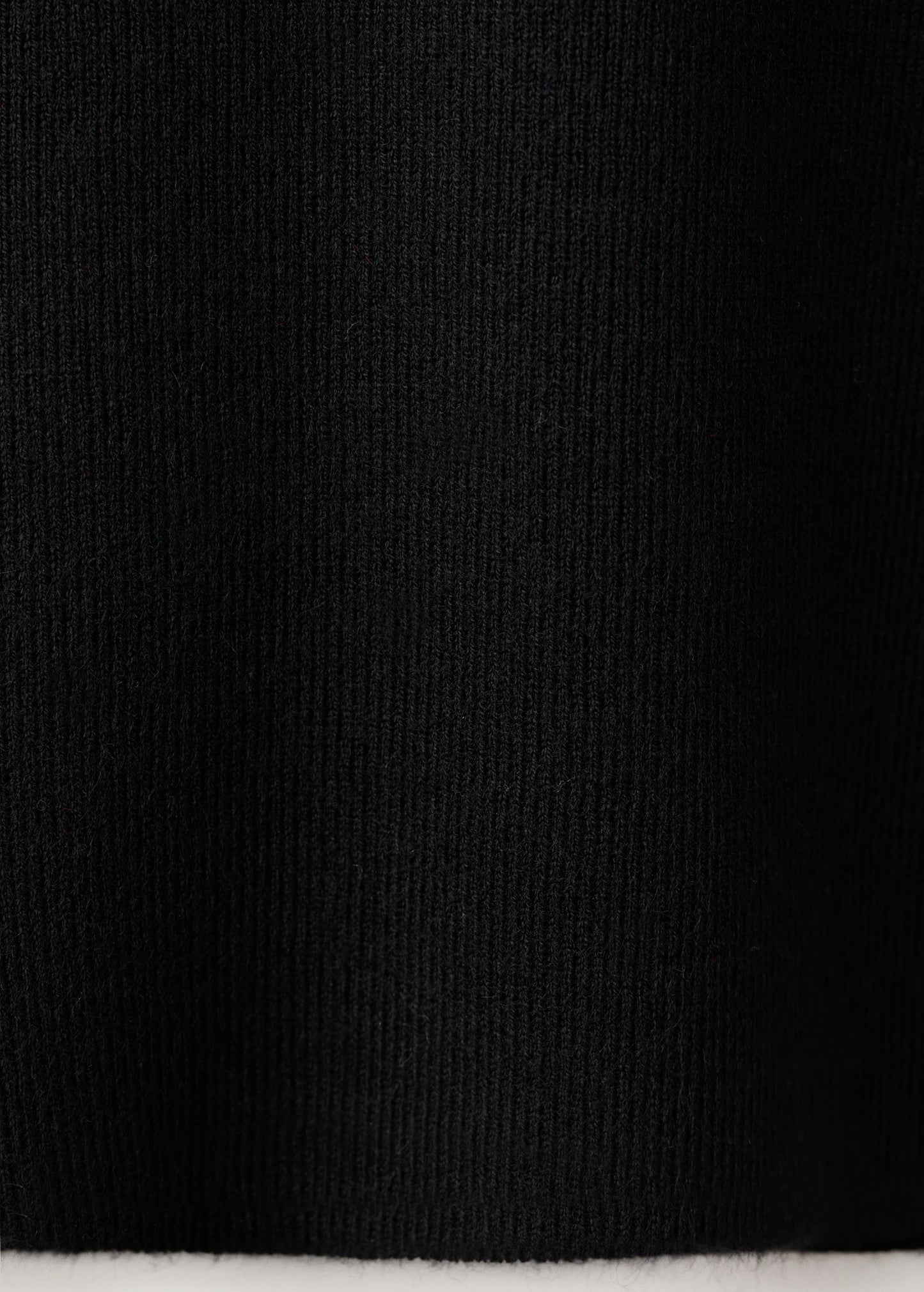 Fitted Sweater With Perkins Neck