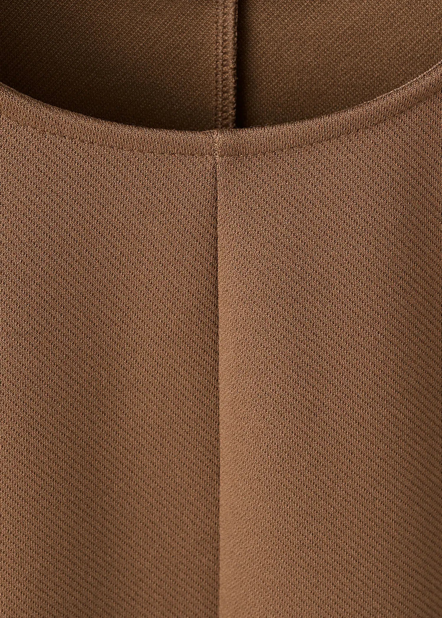 Fitted Top With Wide Straps