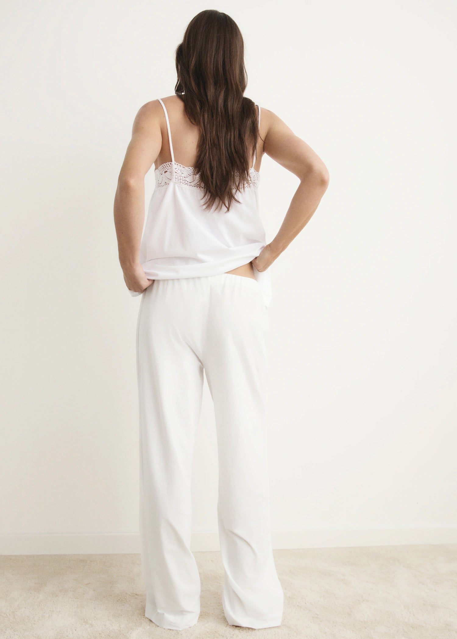 Fluid Cotton Pyjama Bottoms