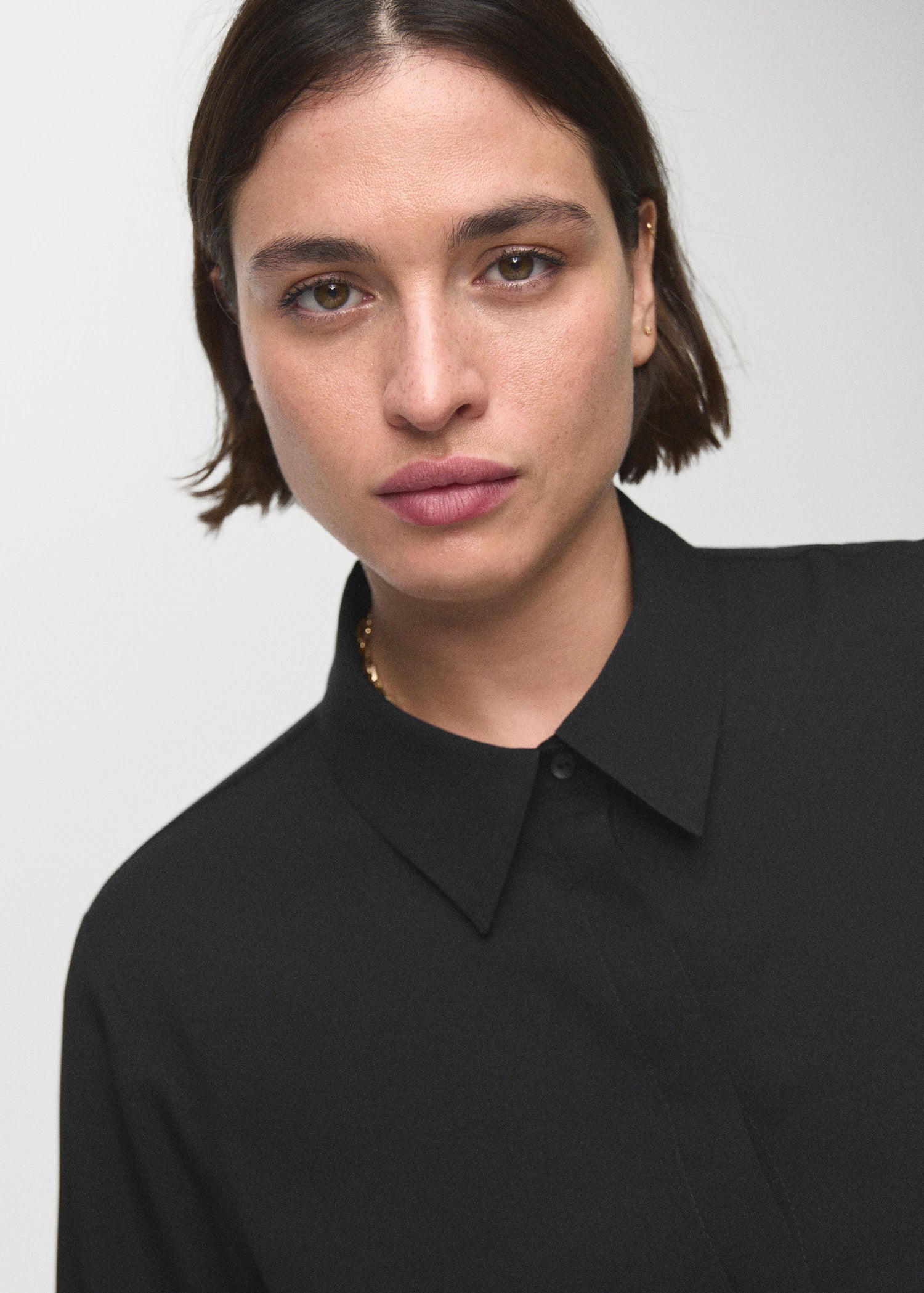 Fluid Long Sleeved Blouse