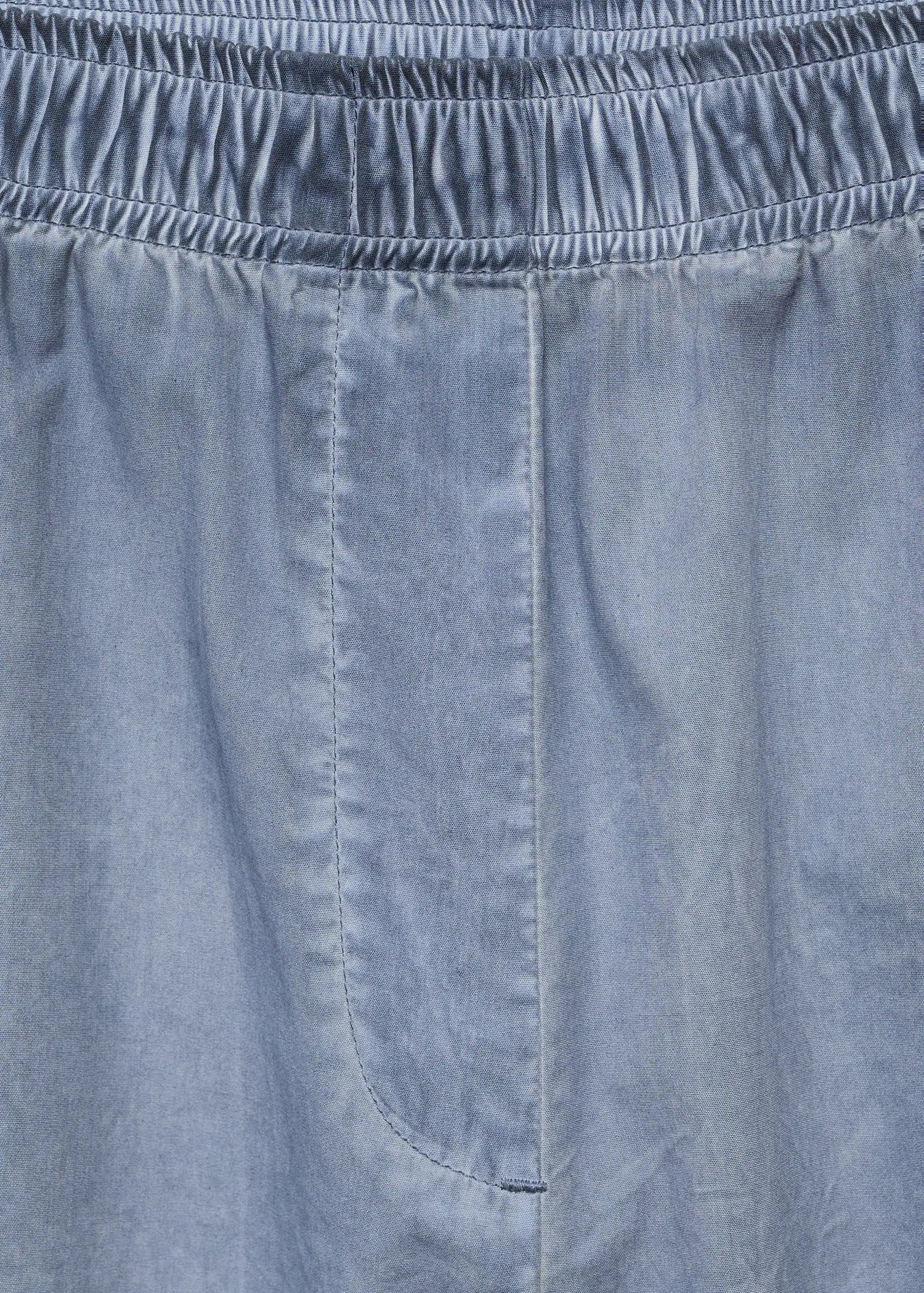 Garment Dyed Cotton Long Trousers