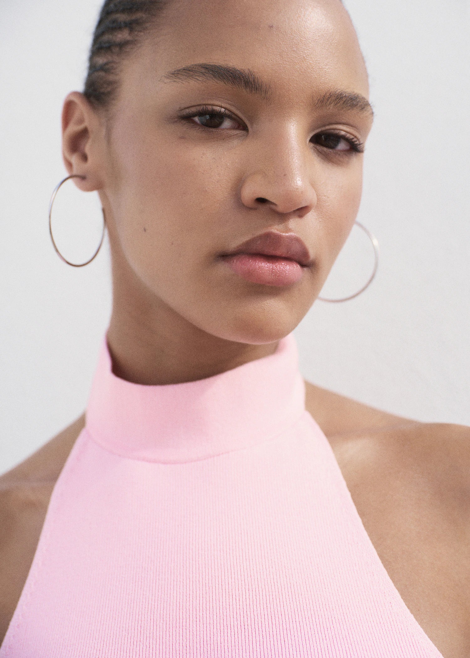 Halter Neck Knitted Top