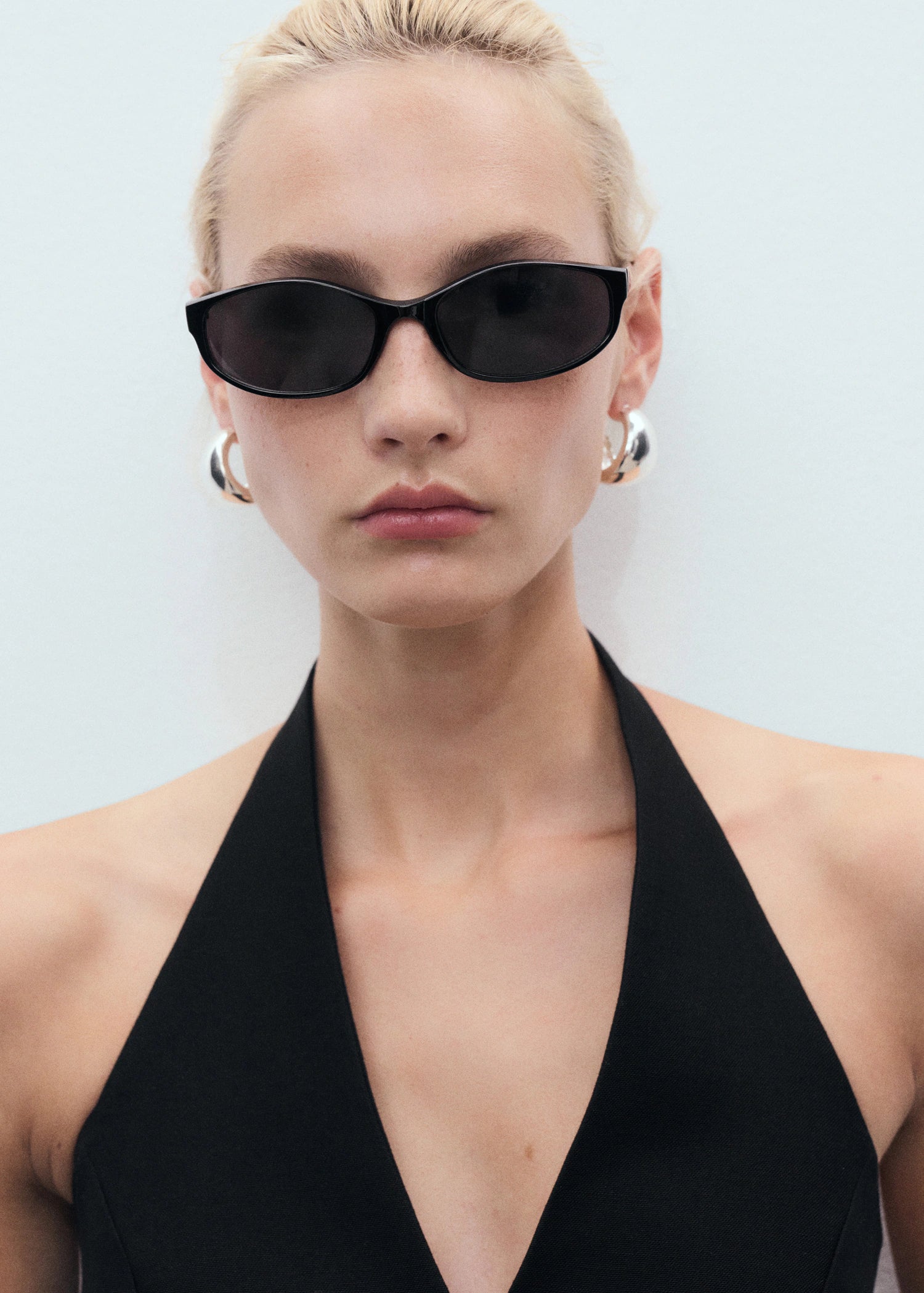 Halter Neck Peplum Waistcoat