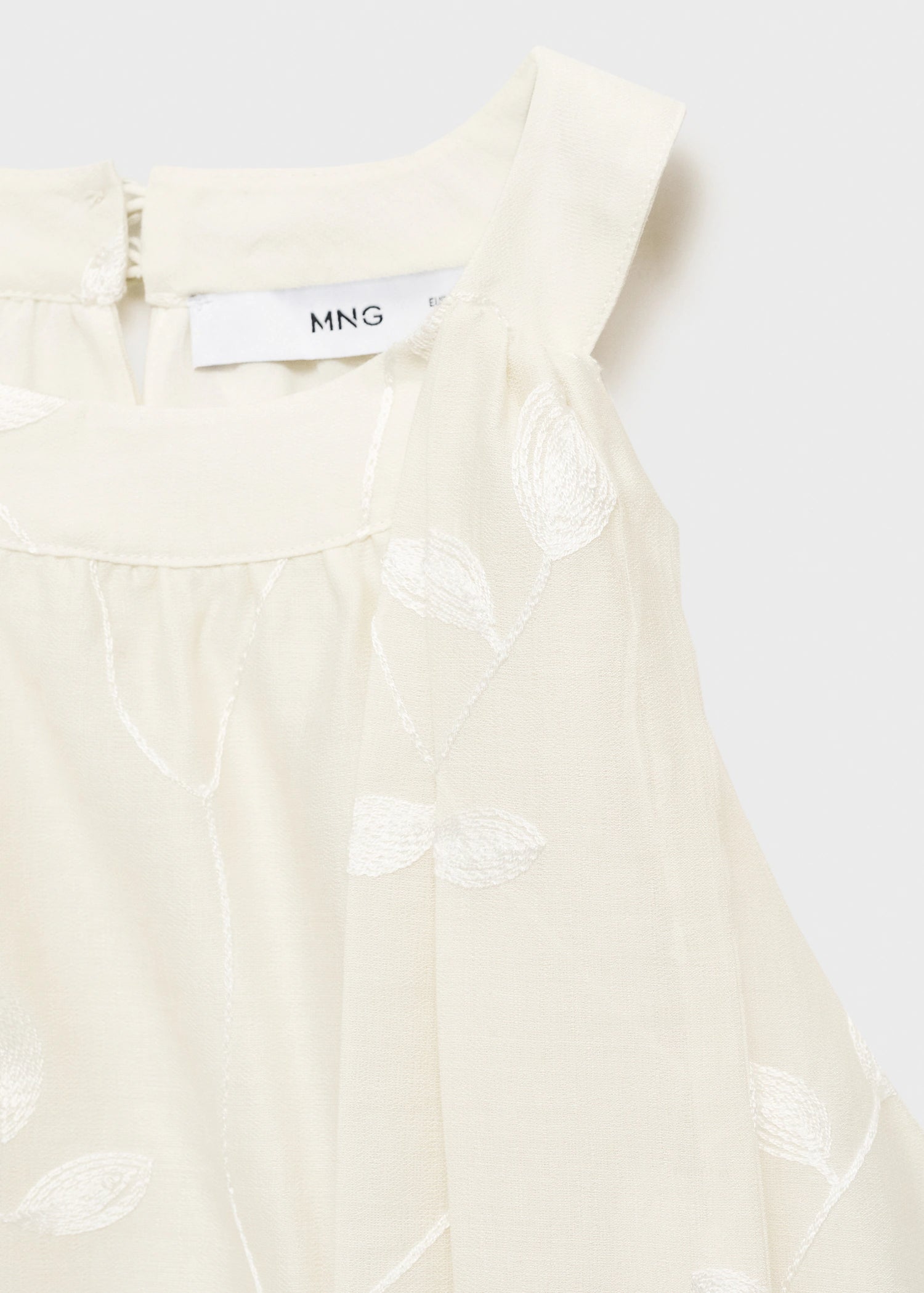 Halter Neck Top With Knot Detail