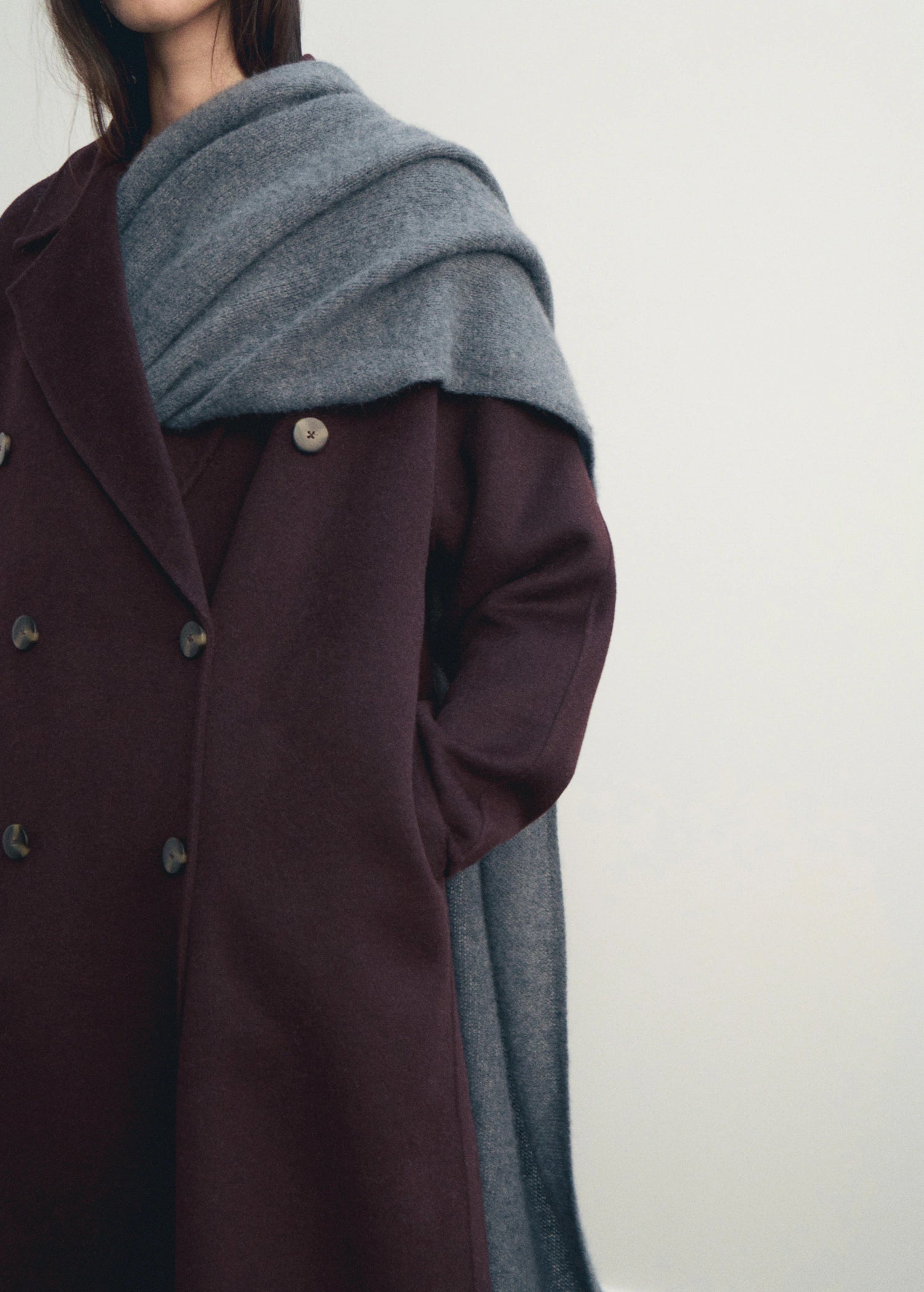 Handmade Oversized Wool Coat