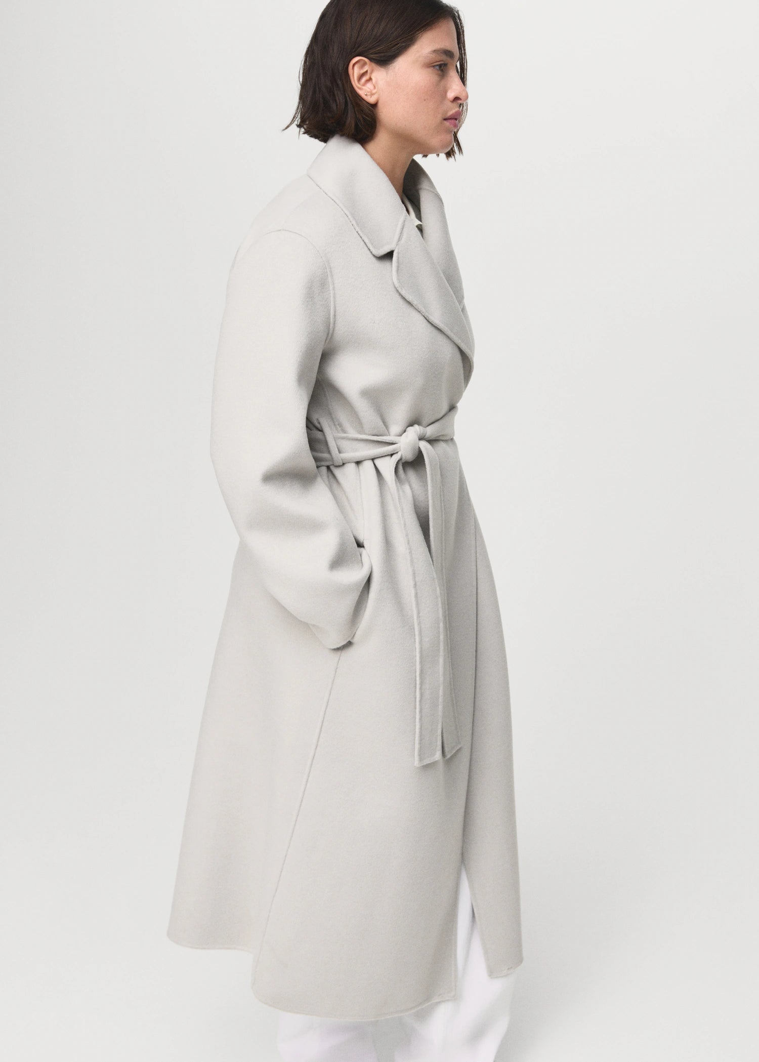 Handmade Wool Coat With Belt