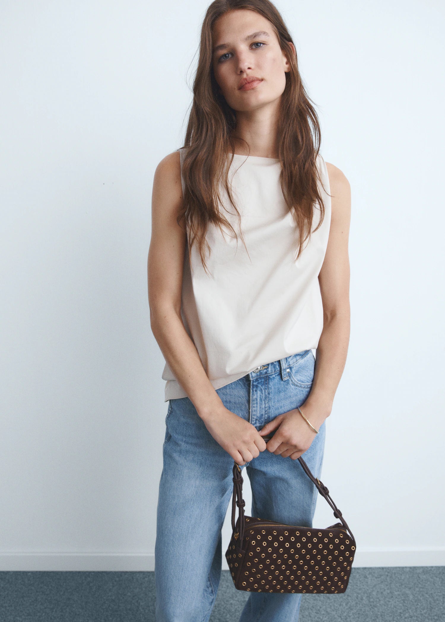 High Waist Straight Jeans